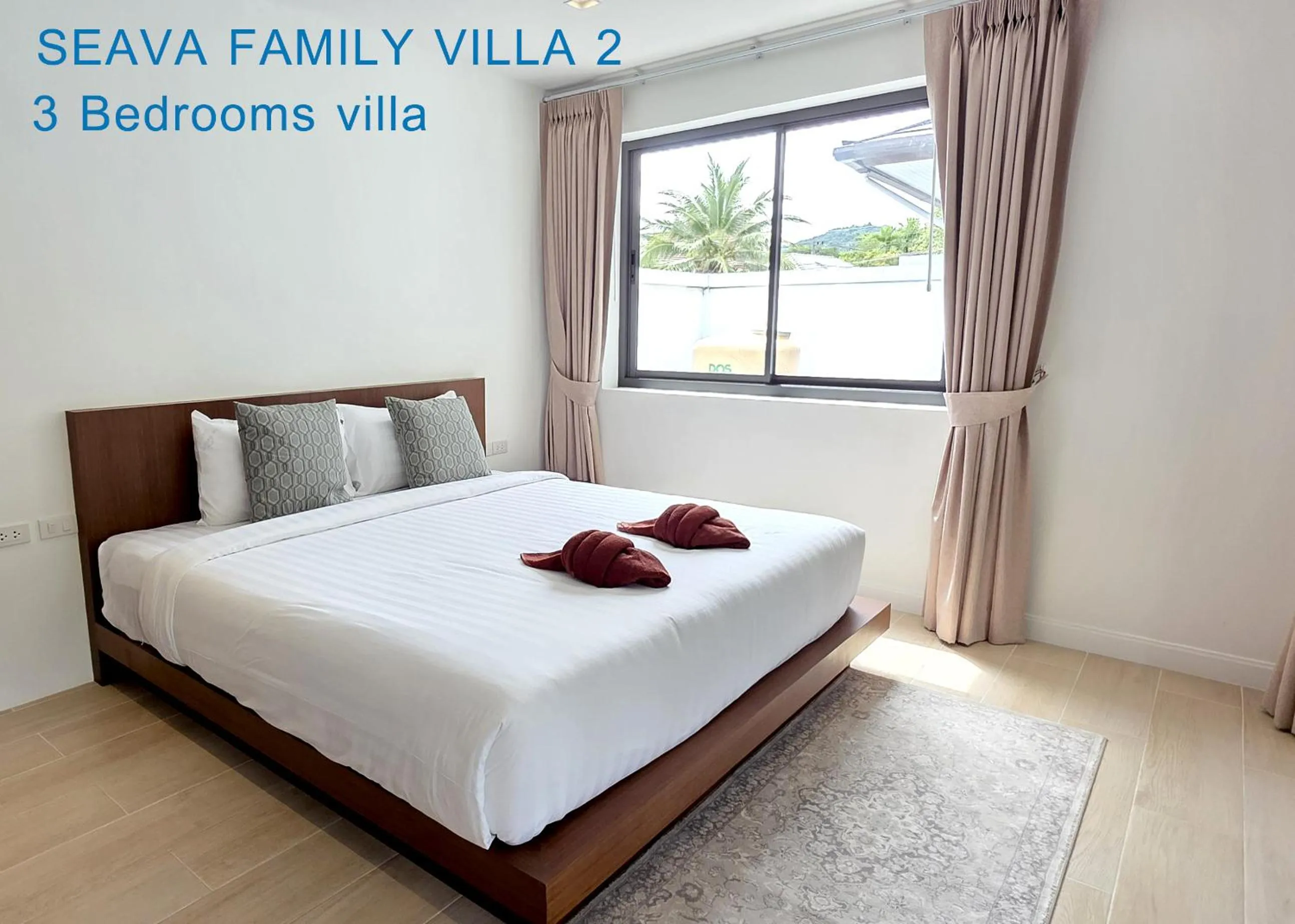 Bed in Seava House Ao-Nang Krabi