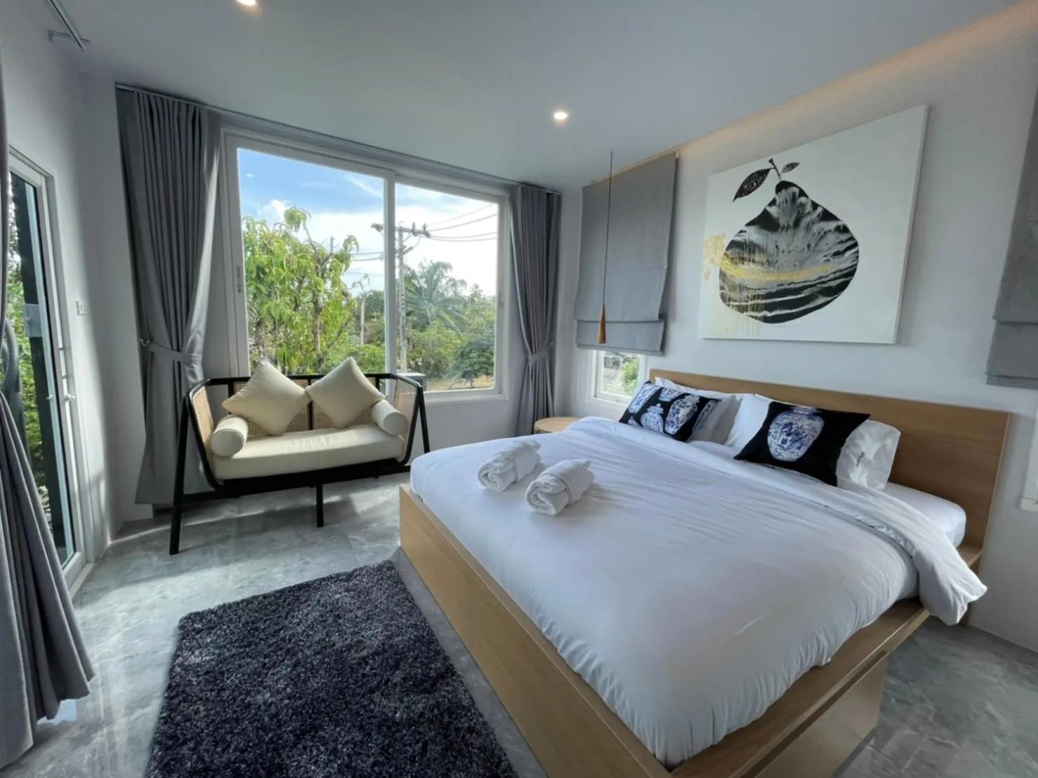 Bed in Seava House Ao-Nang Krabi