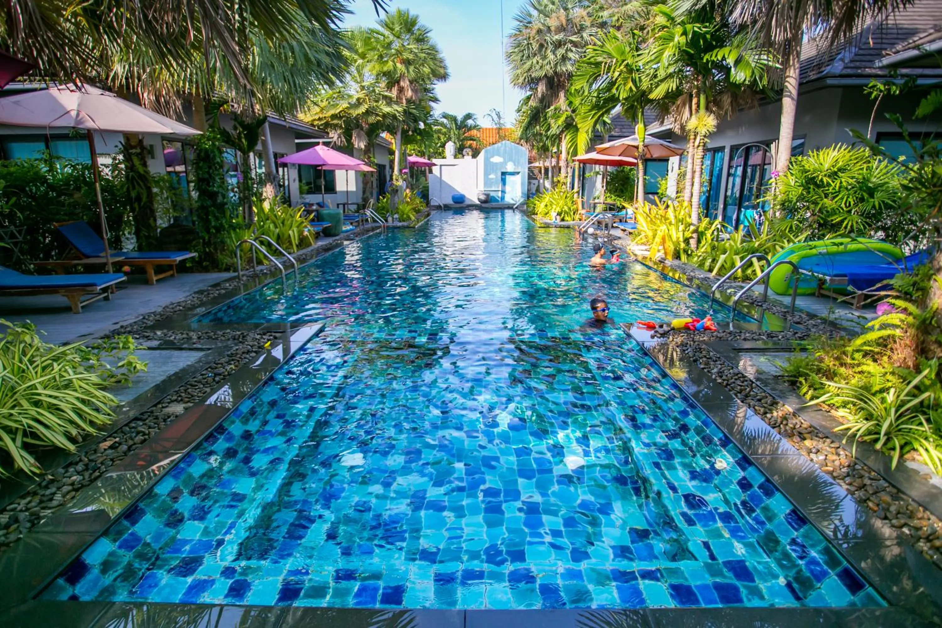 Pool view in Seava House Ao-Nang Krabi