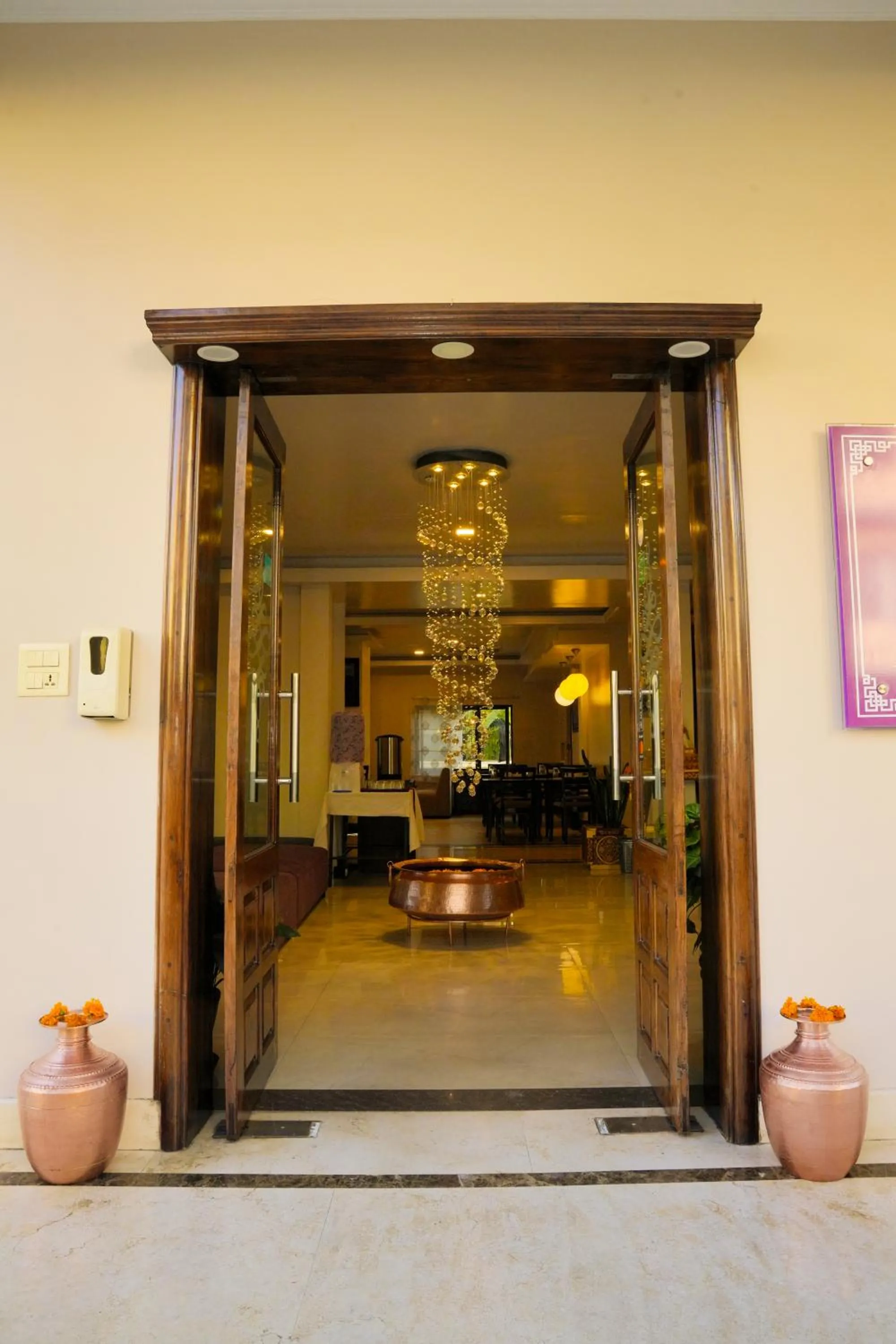 Facade/entrance in Hotel Harmika - Boudha, Kathmandu