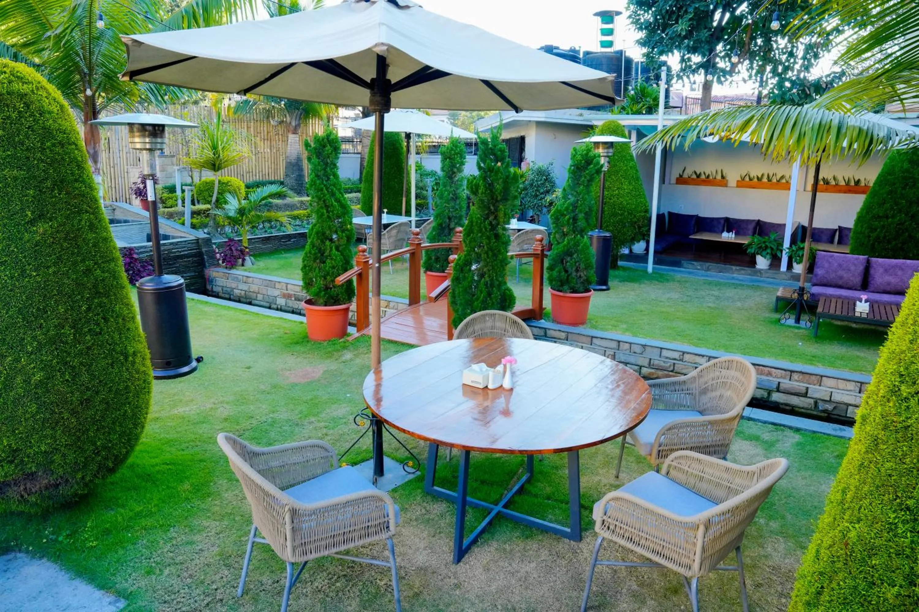 Garden in Hotel Harmika - Boudha, Kathmandu