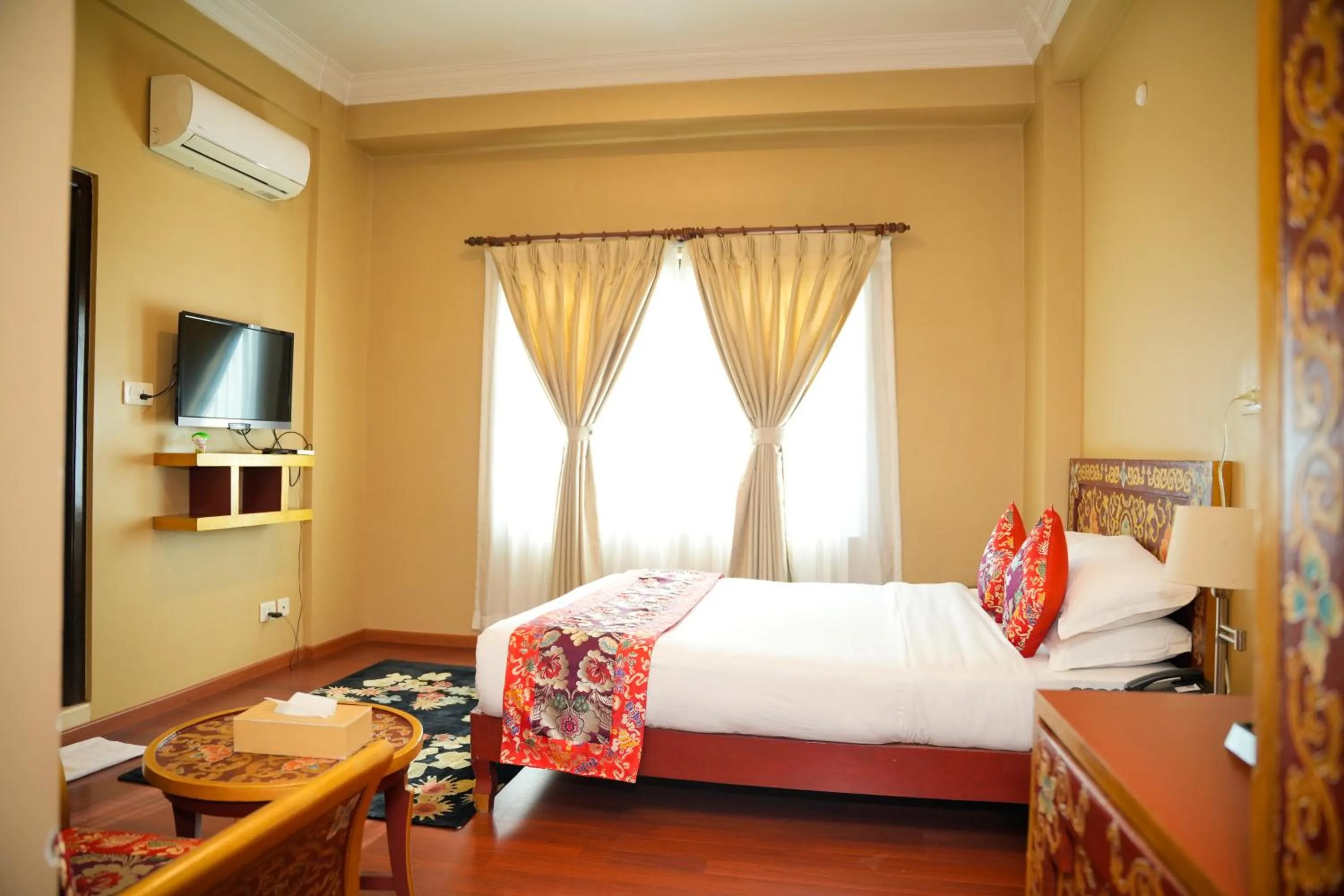 Photo of the whole room, Bed in Hotel Harmika - Boudha, Kathmandu