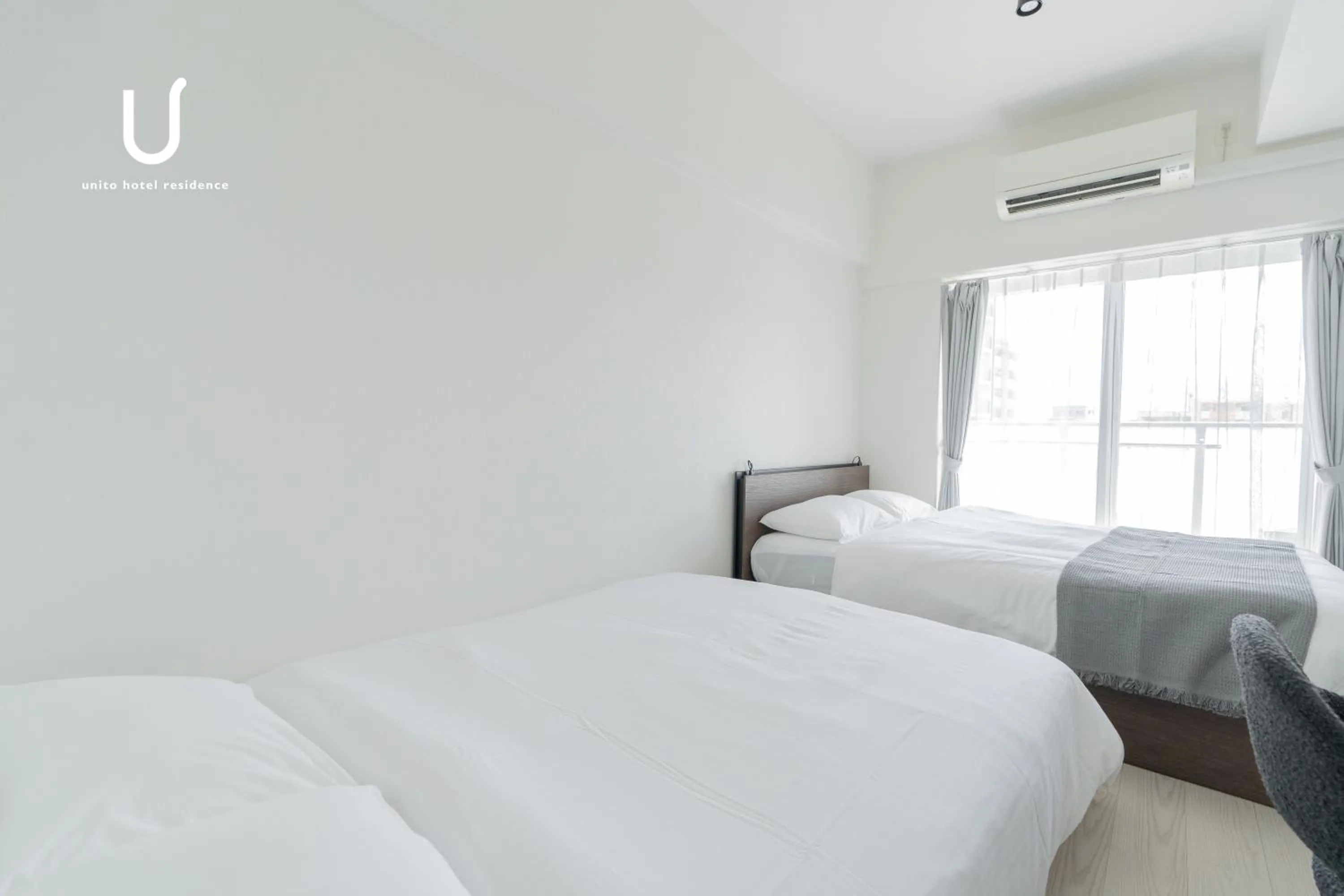 Bed in Hotel Residence unito NAMBA Motomachi