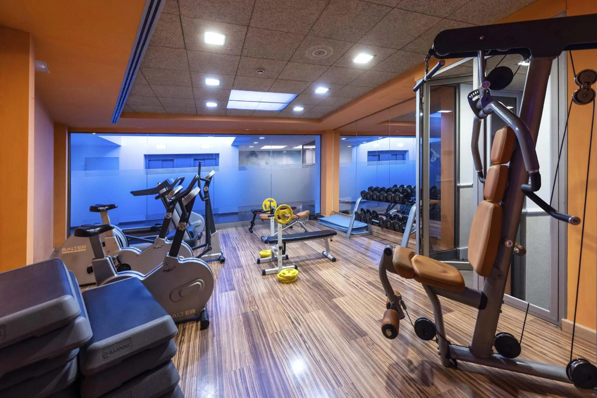 Fitness centre/facilities in Globales Castillo de Ayud