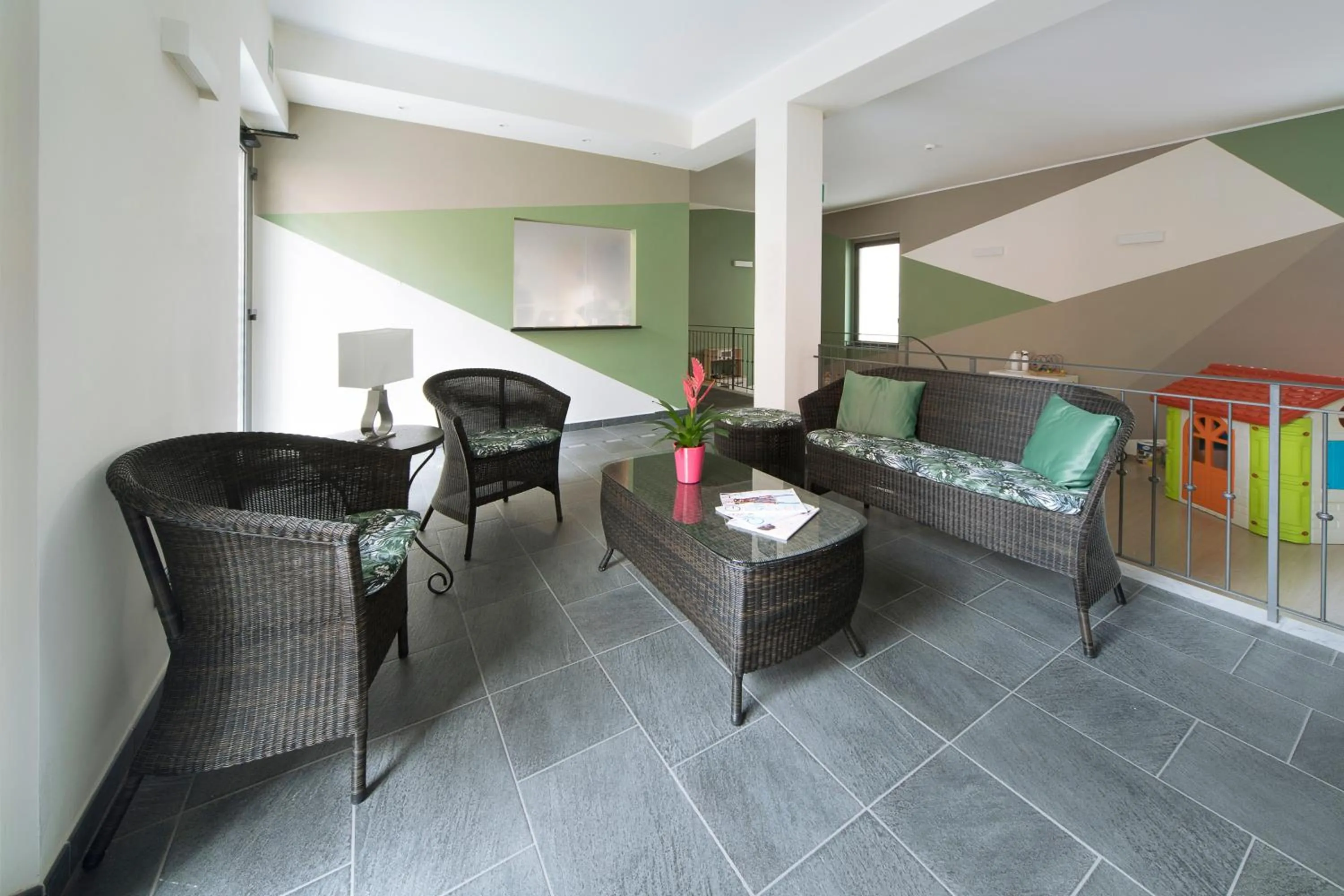 Lobby or reception in Hotel Residence Laigueglia free parking