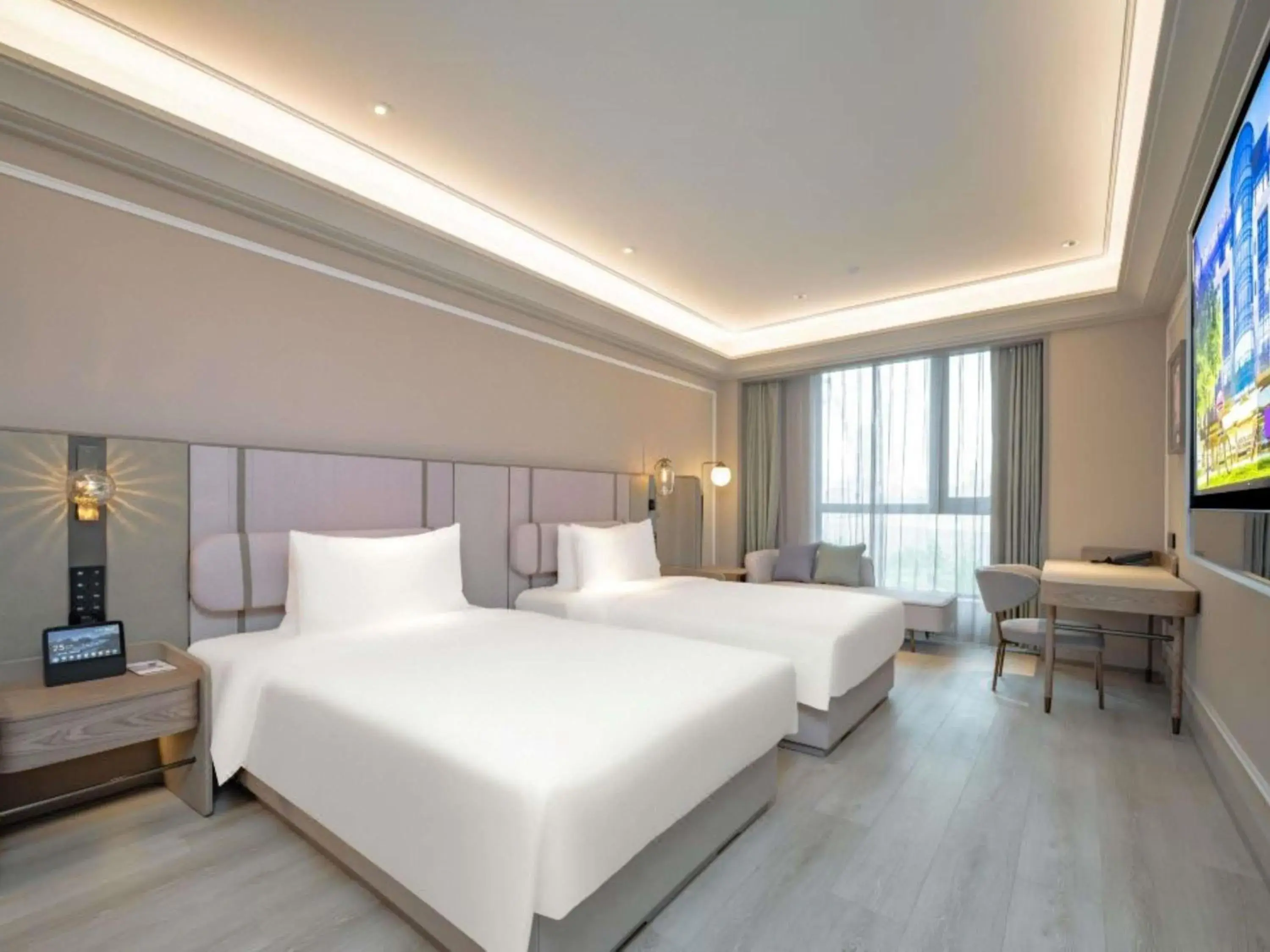 Deluxe Twin Room in Mercure Shanghai Lujiazui Deluxe Twin Room in Mercure Shanghai Lujiazui