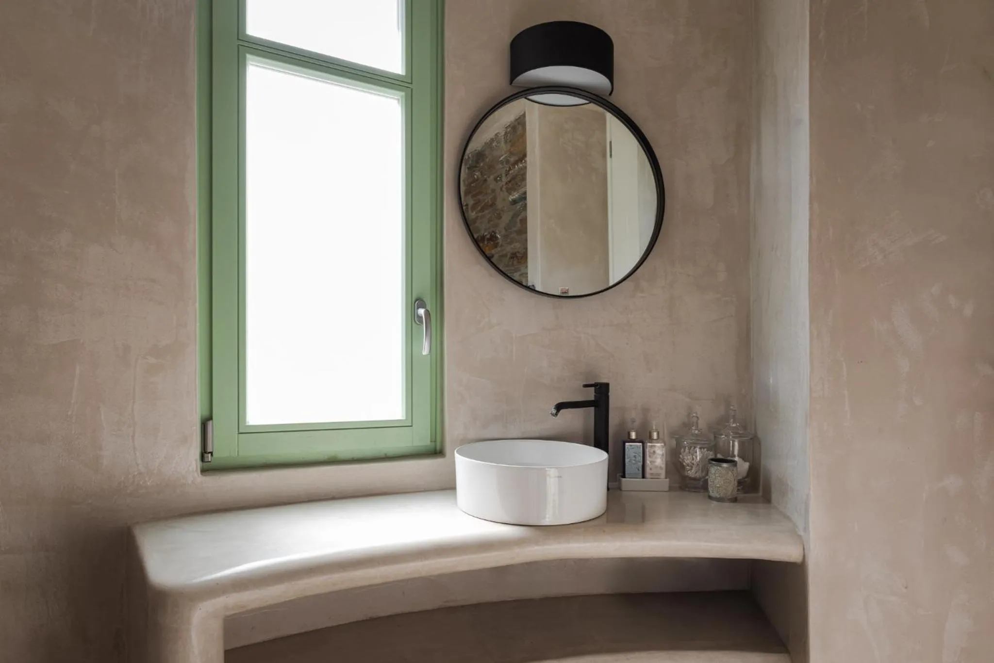 Bathroom in Porto Sereno Andros Suites
