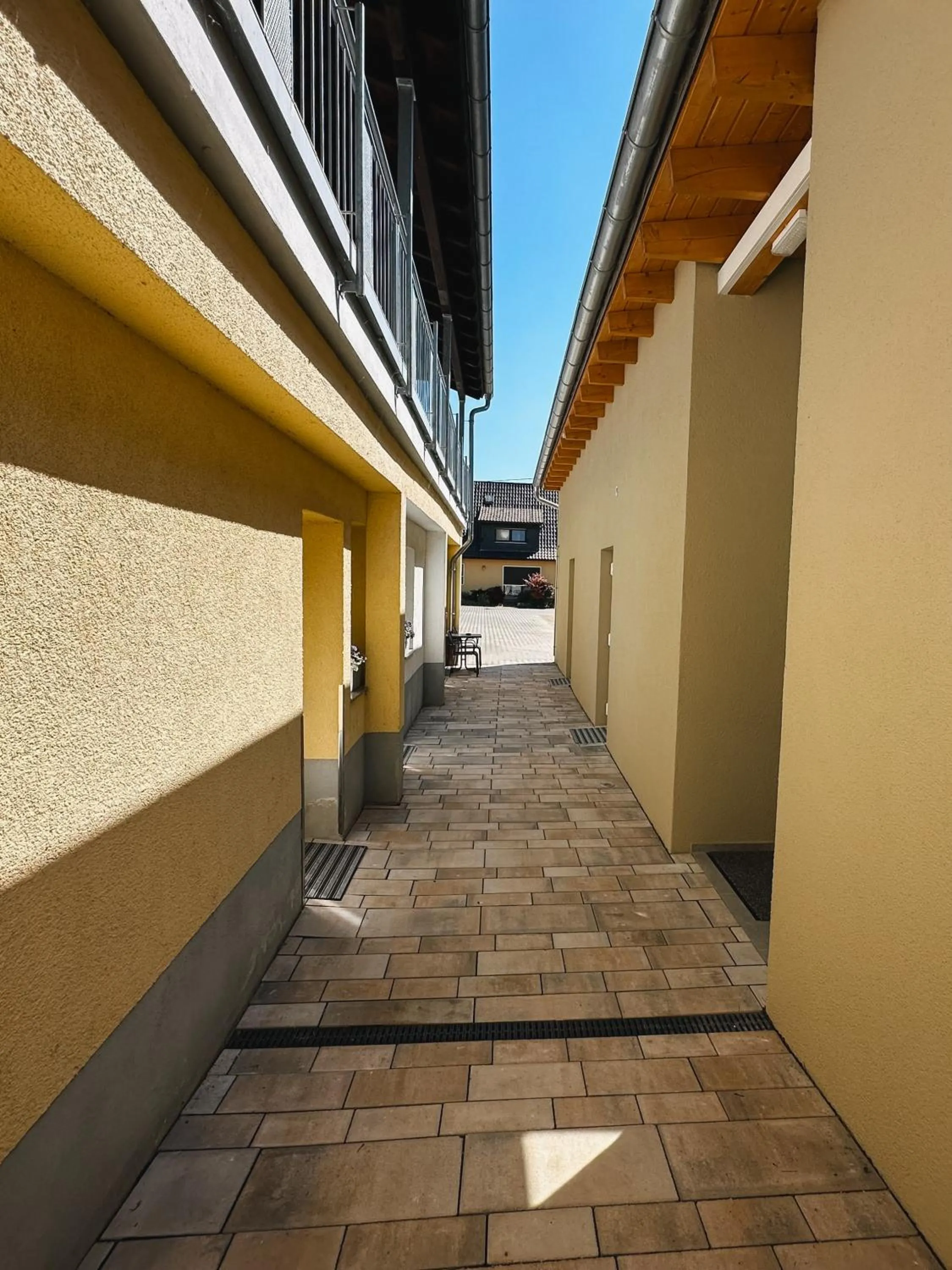 Patio in Hotel Traube Rheinhessen