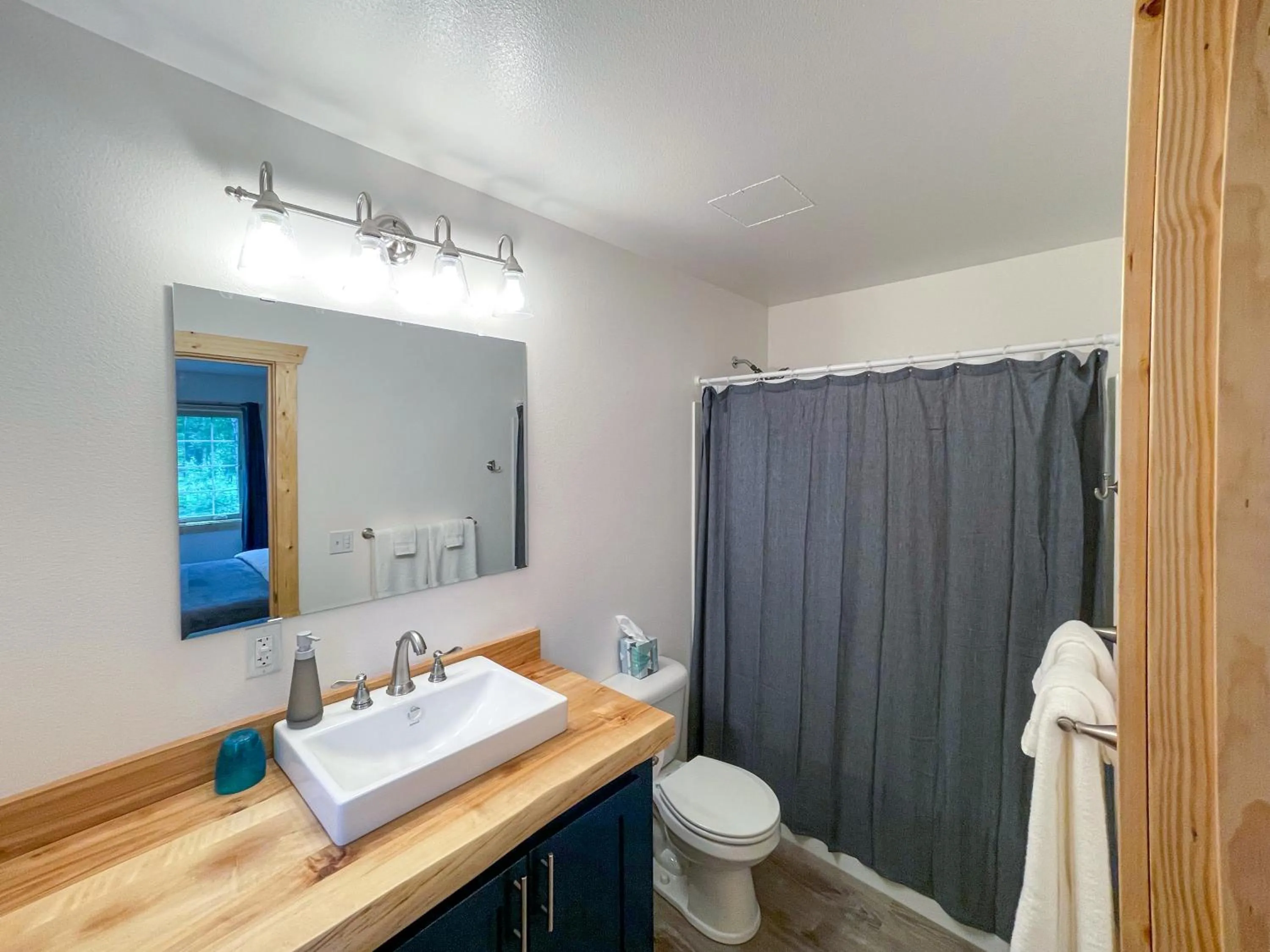 Bathroom in Talkeetna Wilderness Lodge & Cabin Rentals