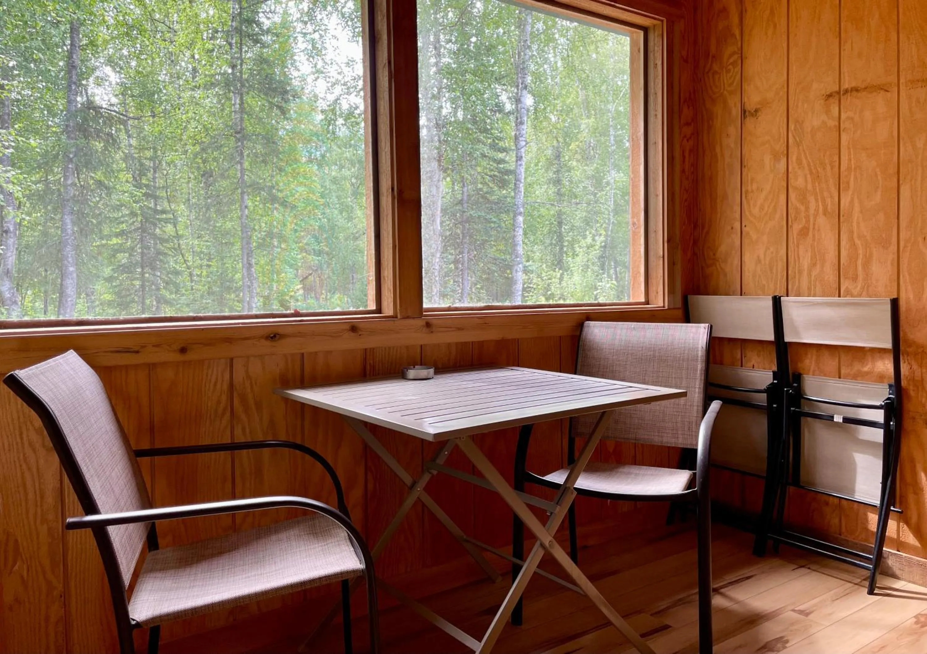 Balcony/Terrace in Talkeetna Wilderness Lodge & Cabin Rentals