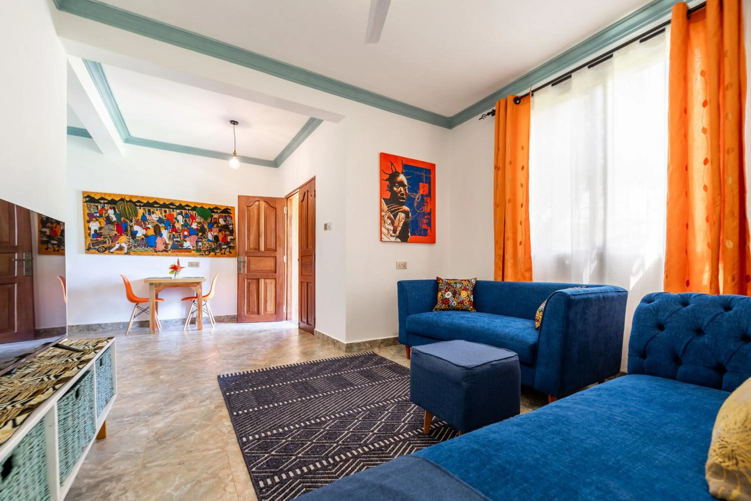 Living room in Babylon Gardens Diani