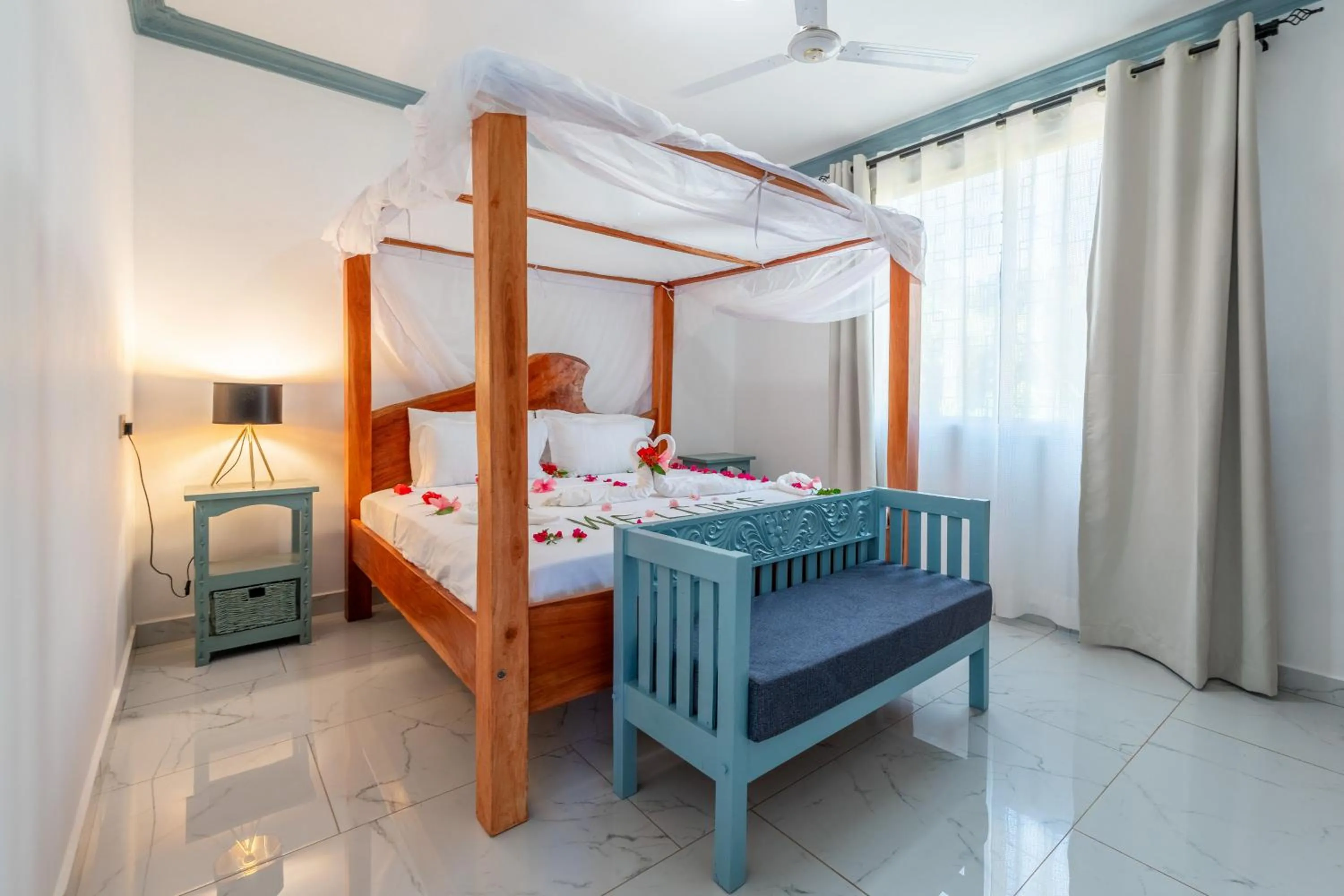 Bedroom, Bed in Babylon Gardens Diani