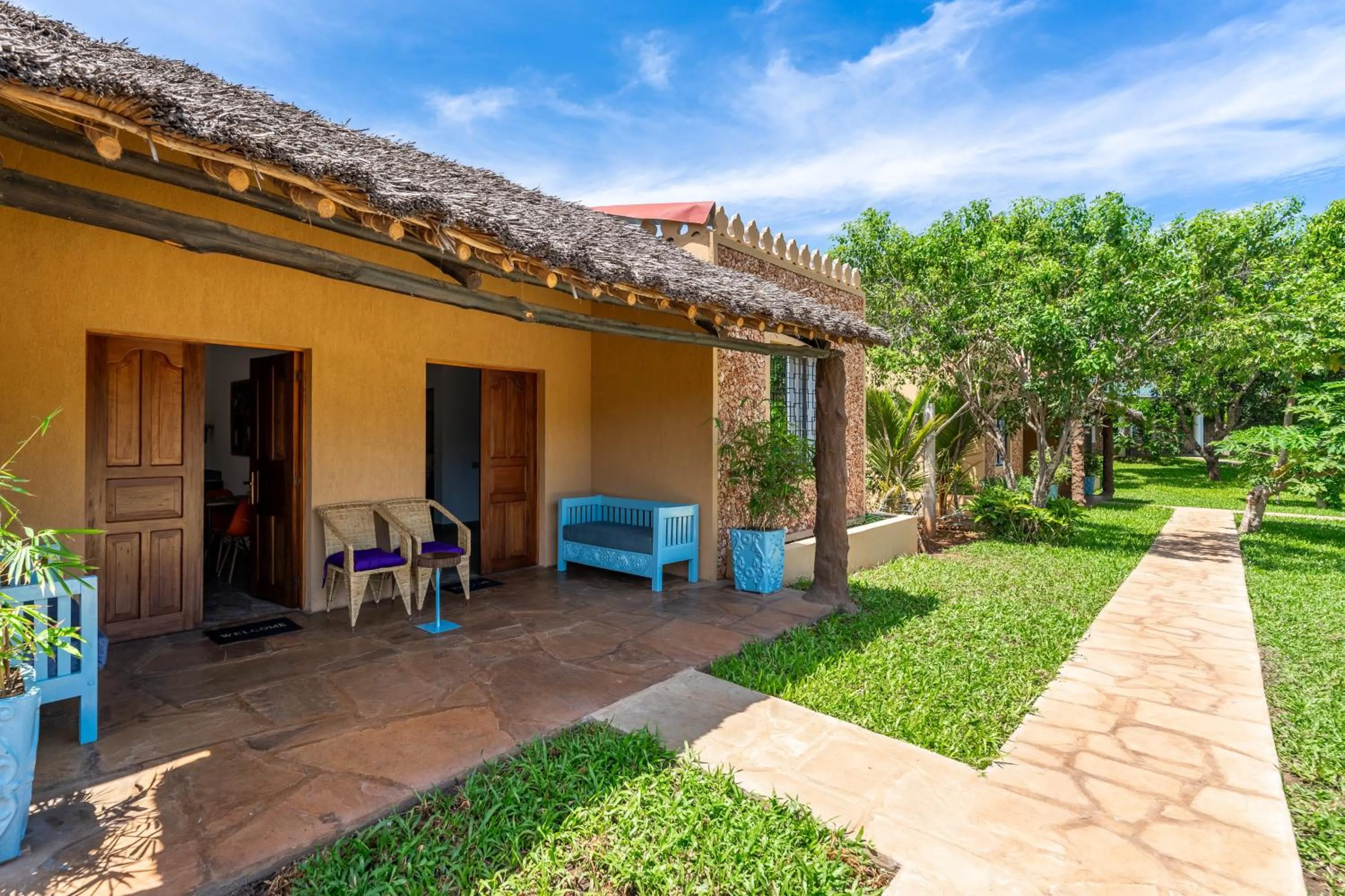 Patio in Babylon Gardens Diani