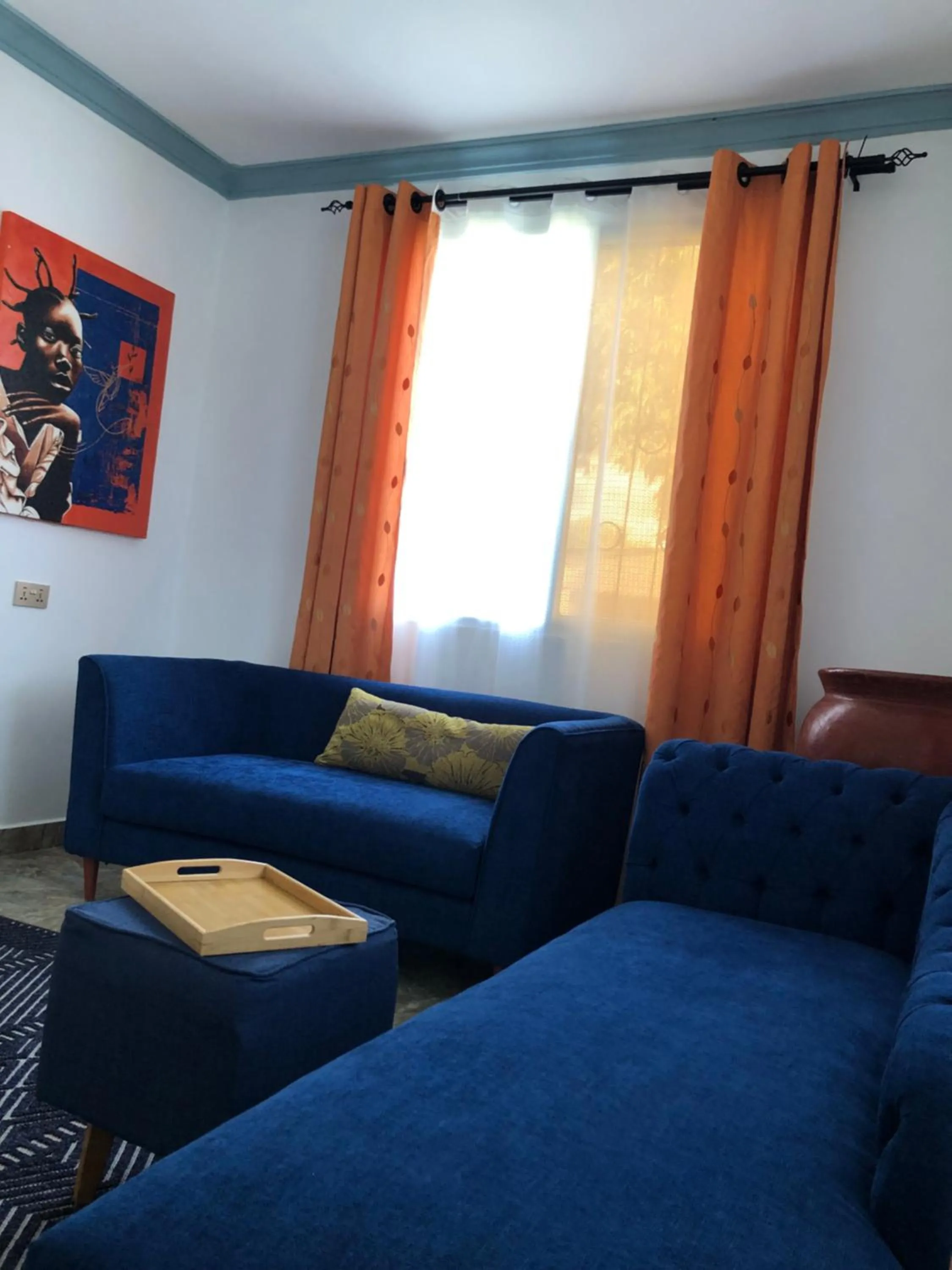 Living room in Babylon Gardens Diani