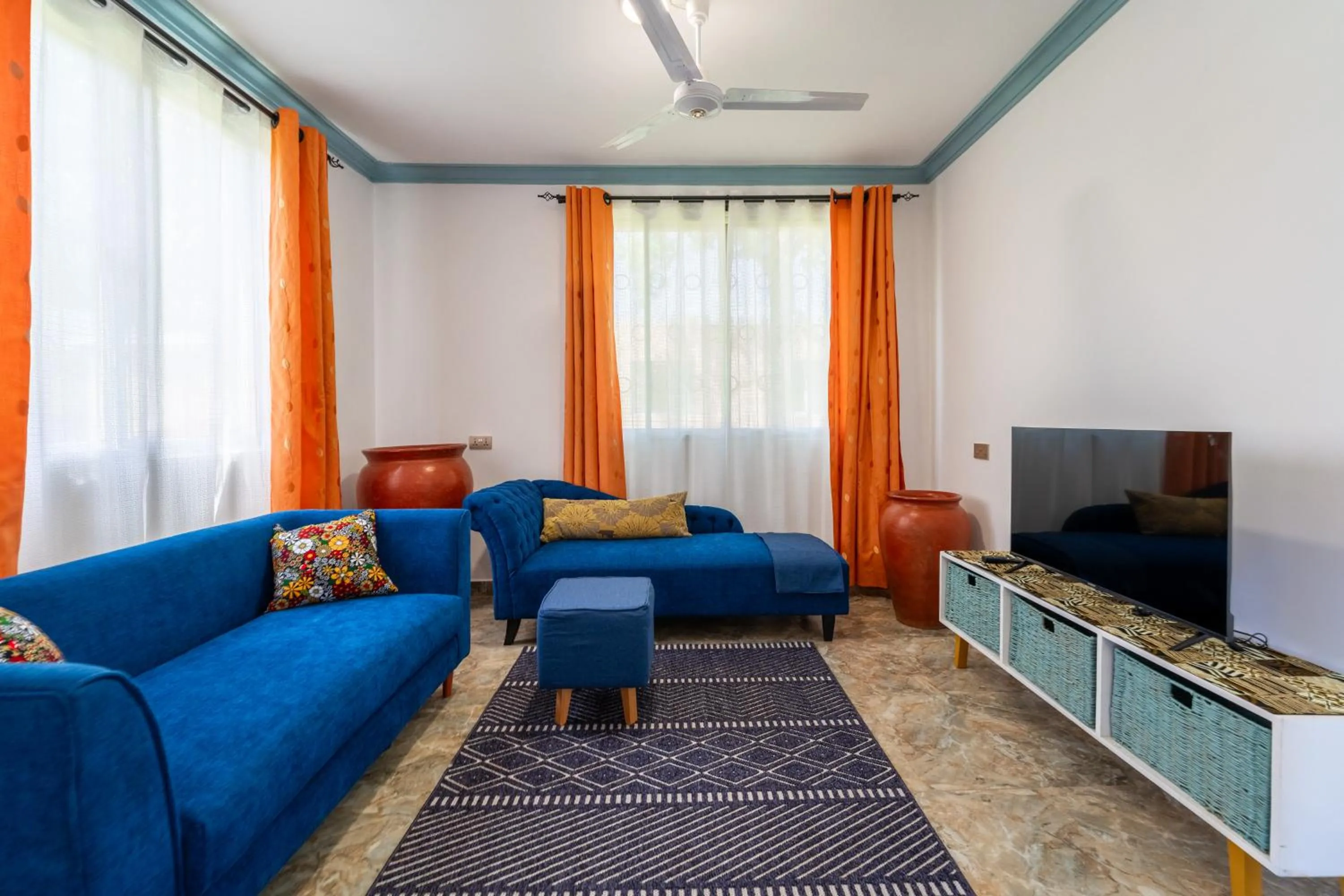 Living room in Babylon Gardens Diani