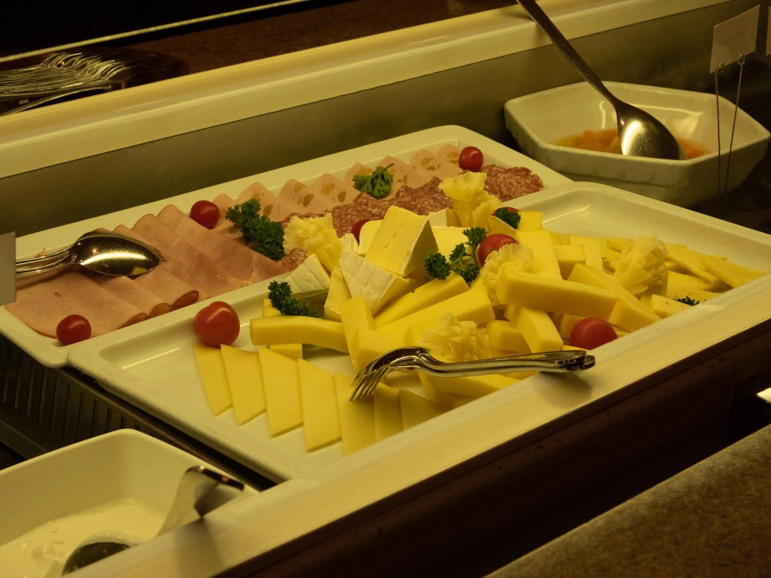 Buffet breakfast in Hotel Ländli