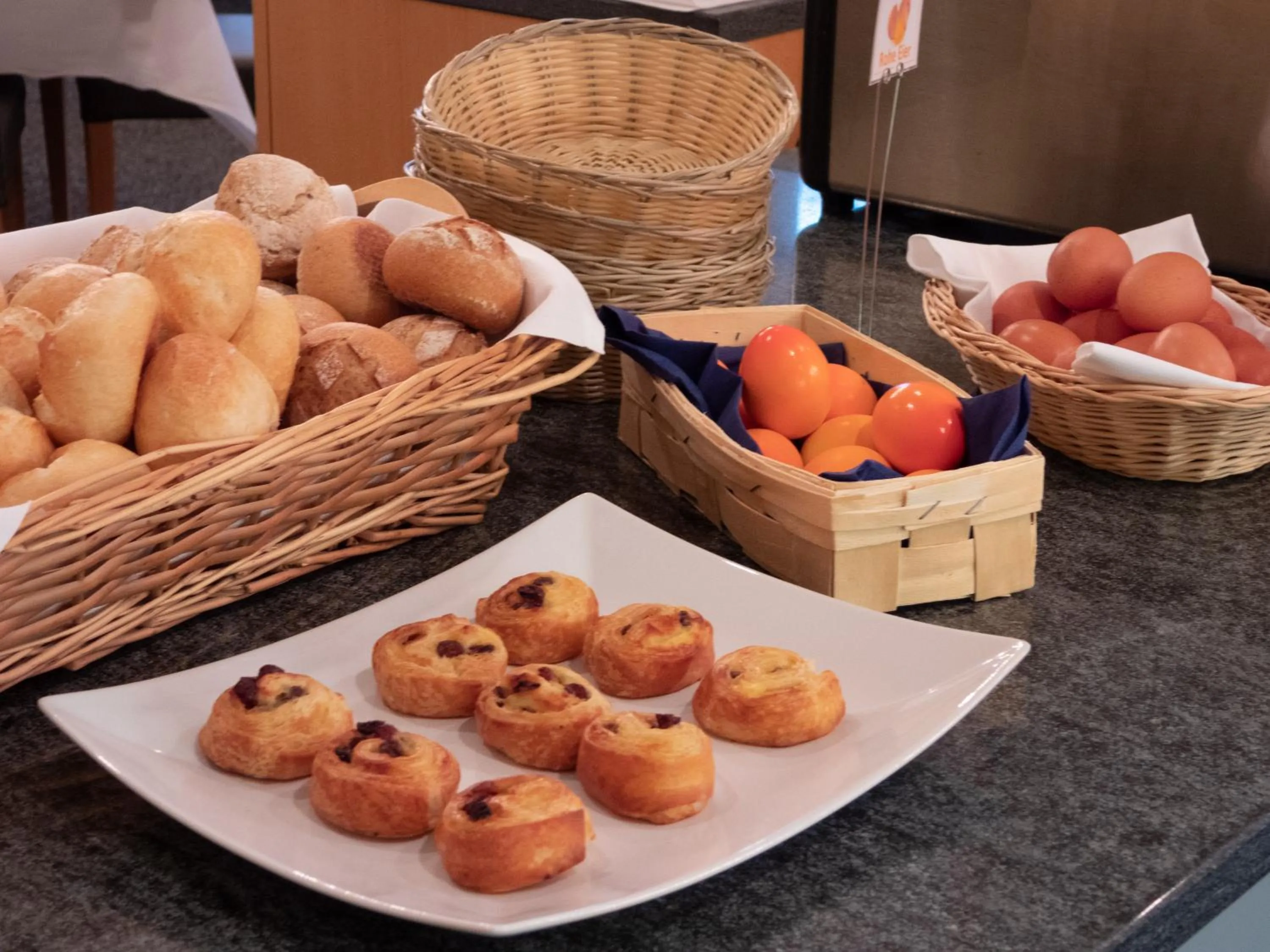 Buffet breakfast in Hotel Ländli