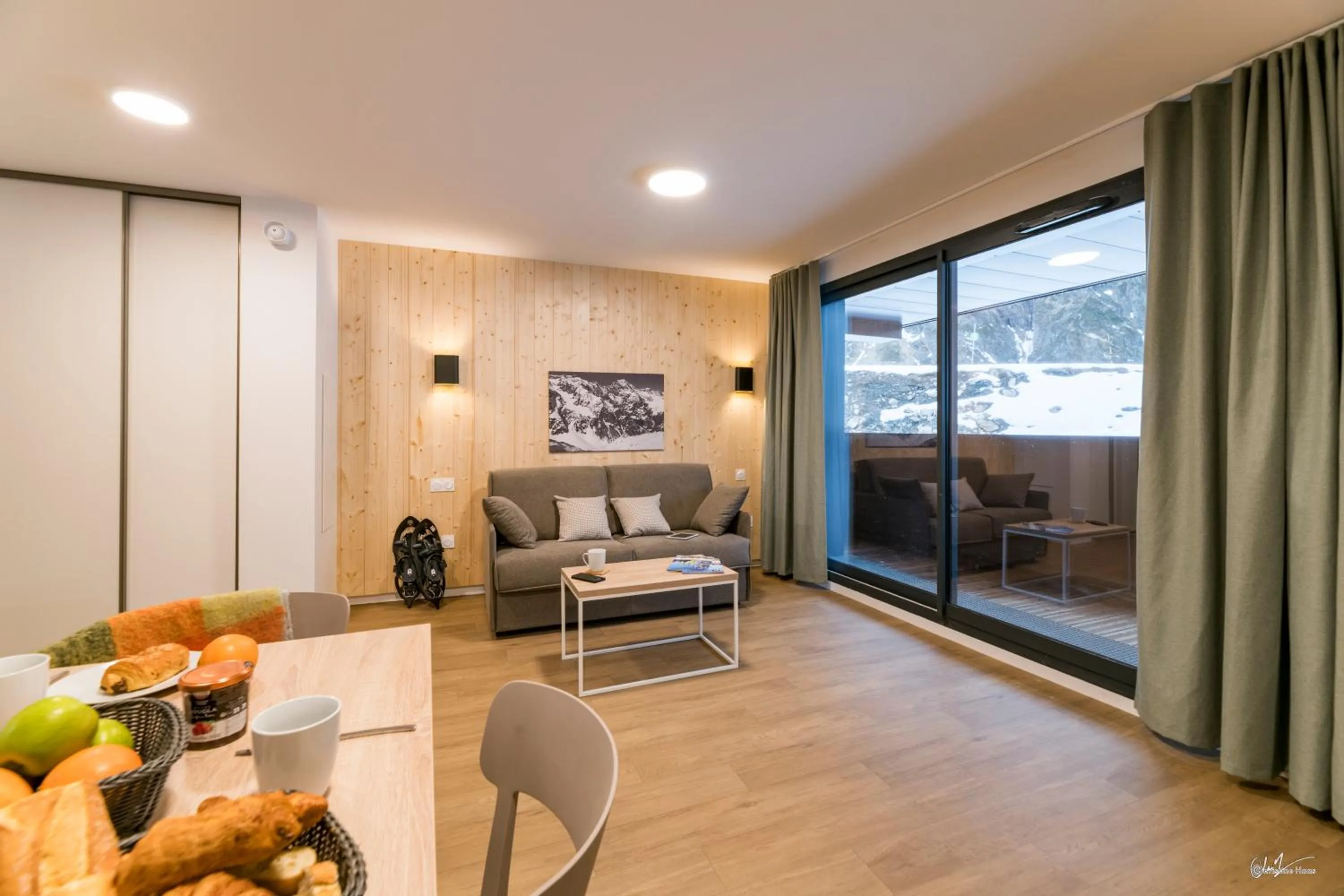 Living room in Lagrange Vacances Le Cristal de Piau