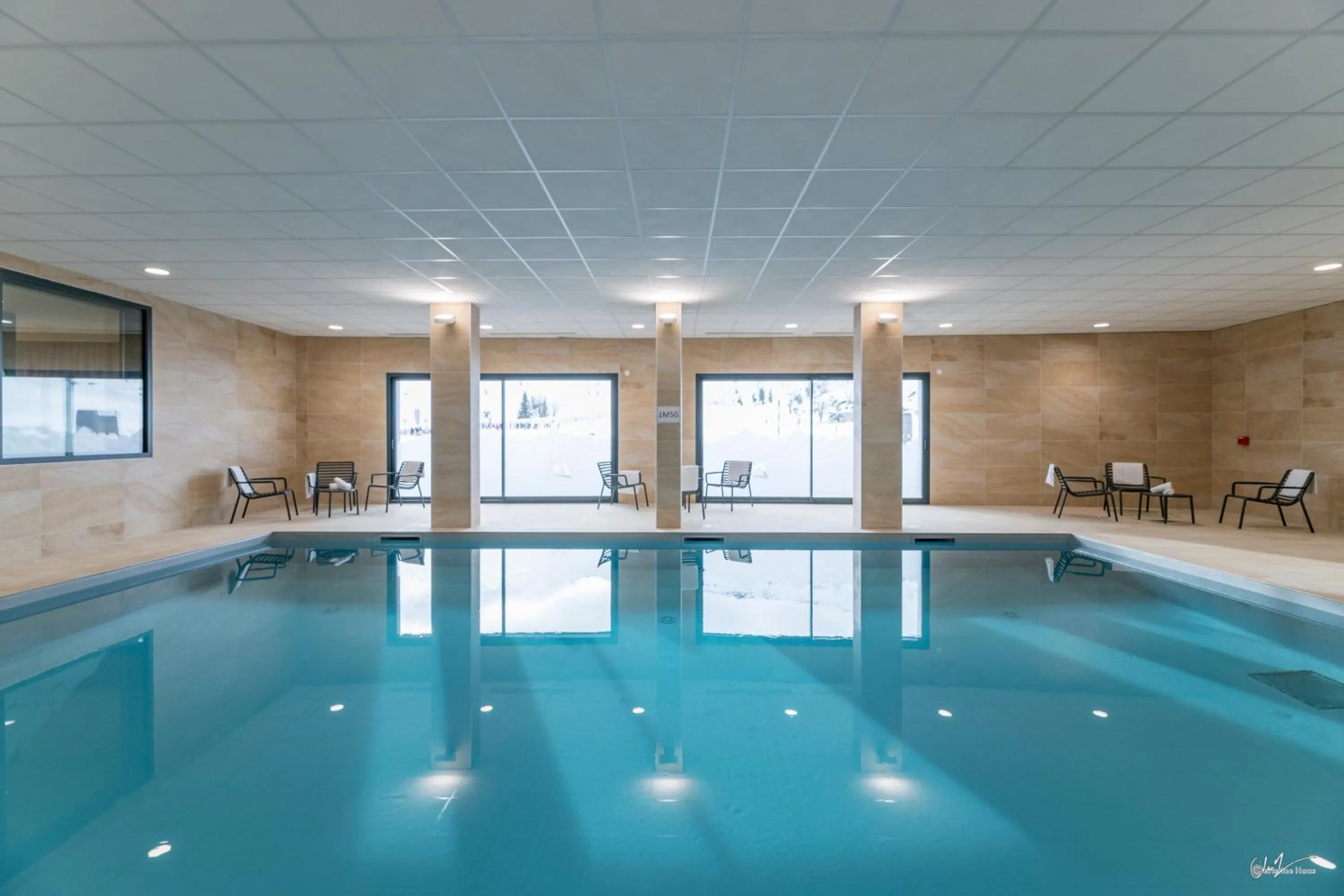 Swimming pool in Lagrange Vacances Le Cristal de Piau