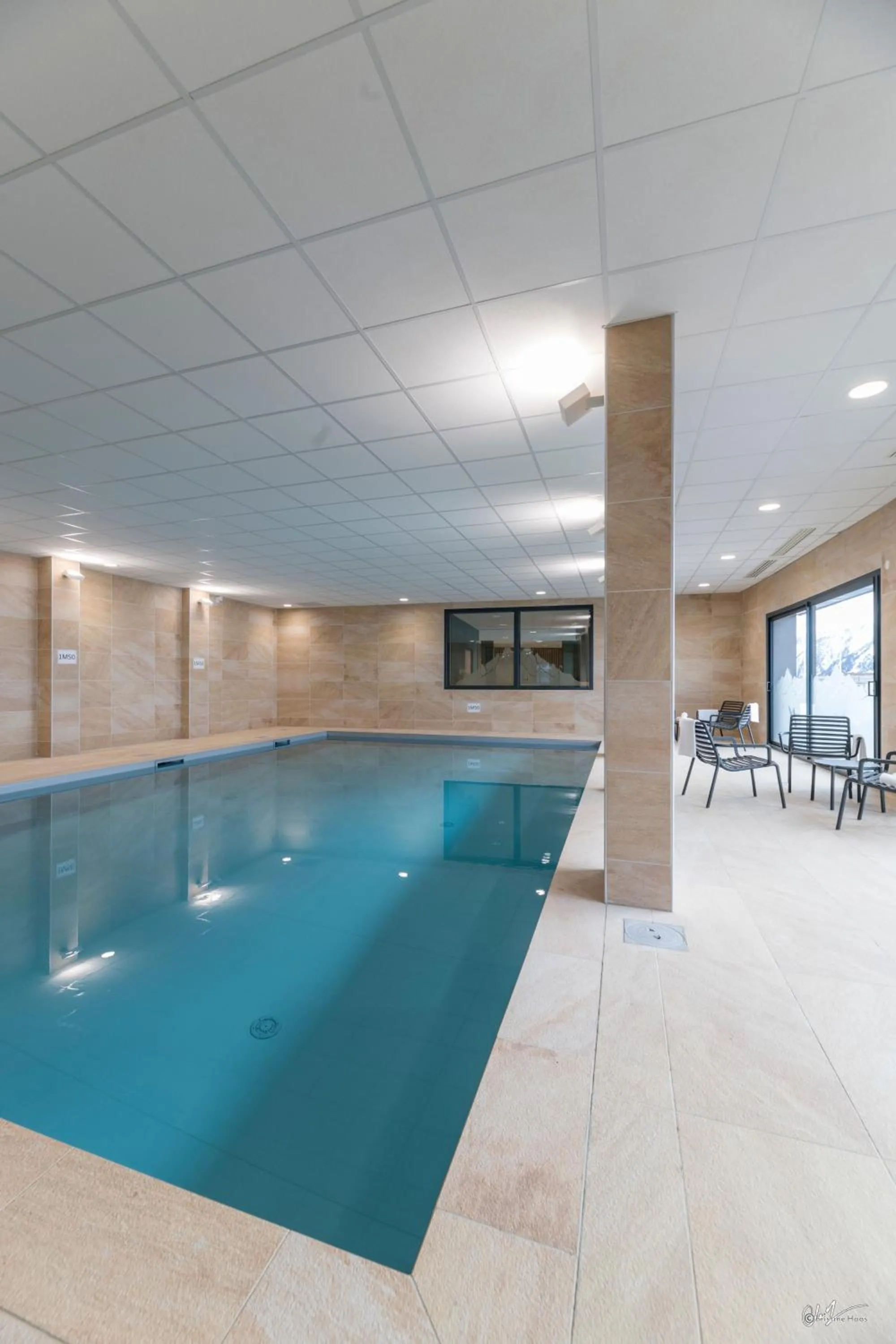 Swimming pool in Lagrange Vacances Le Cristal de Piau