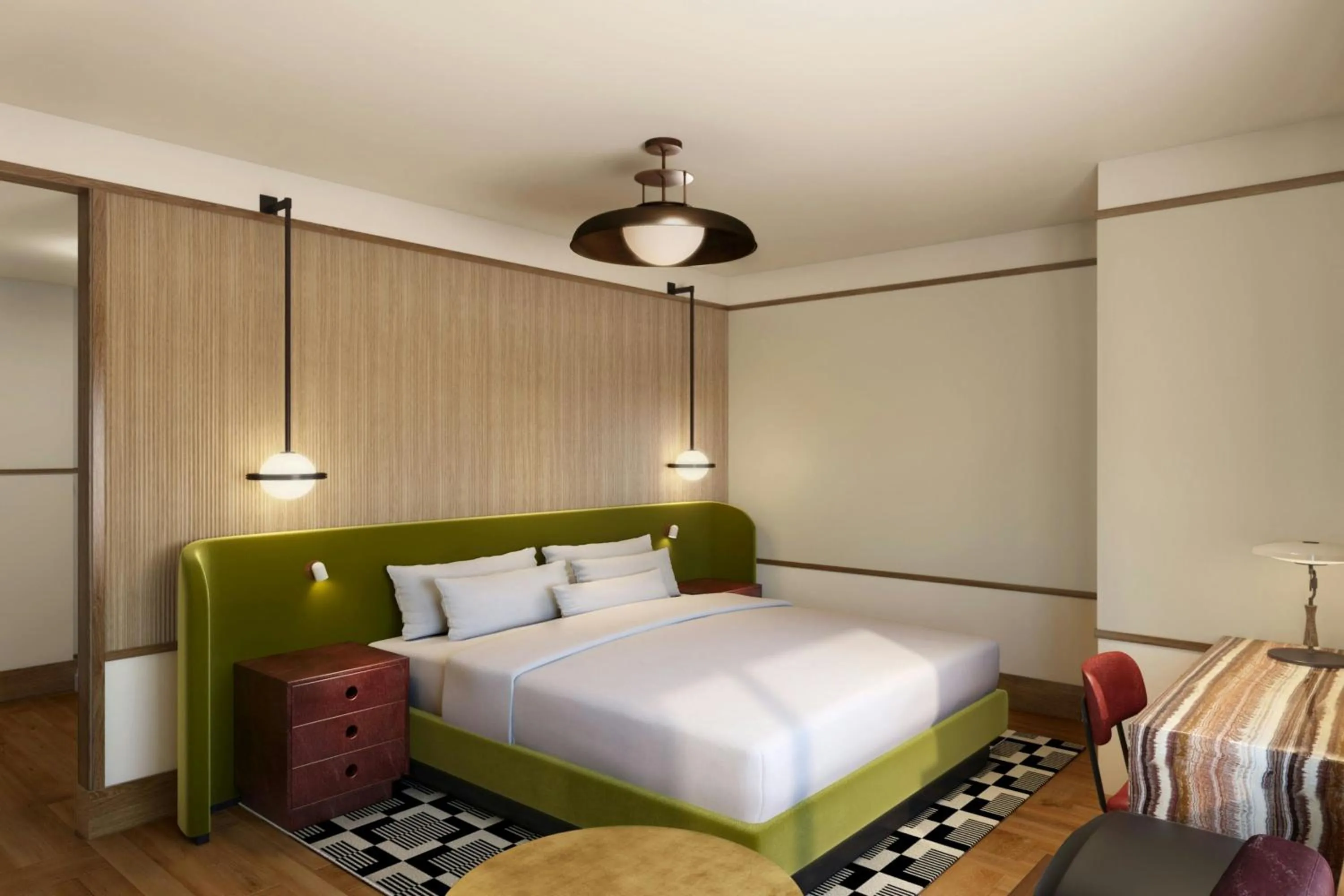 Bedroom, Bed in The Tallison Hotel, a Tribute Portfolio Hotel