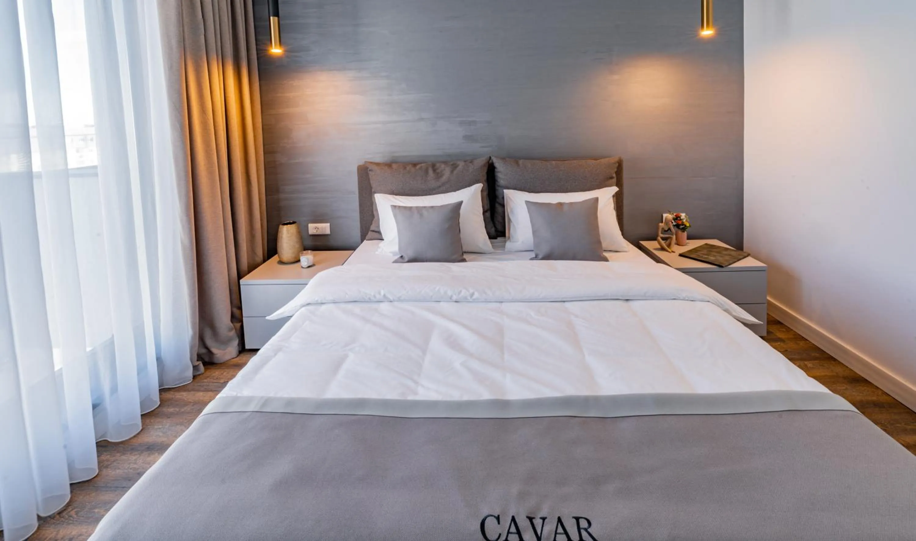 Bed in Cavar Aparthotel