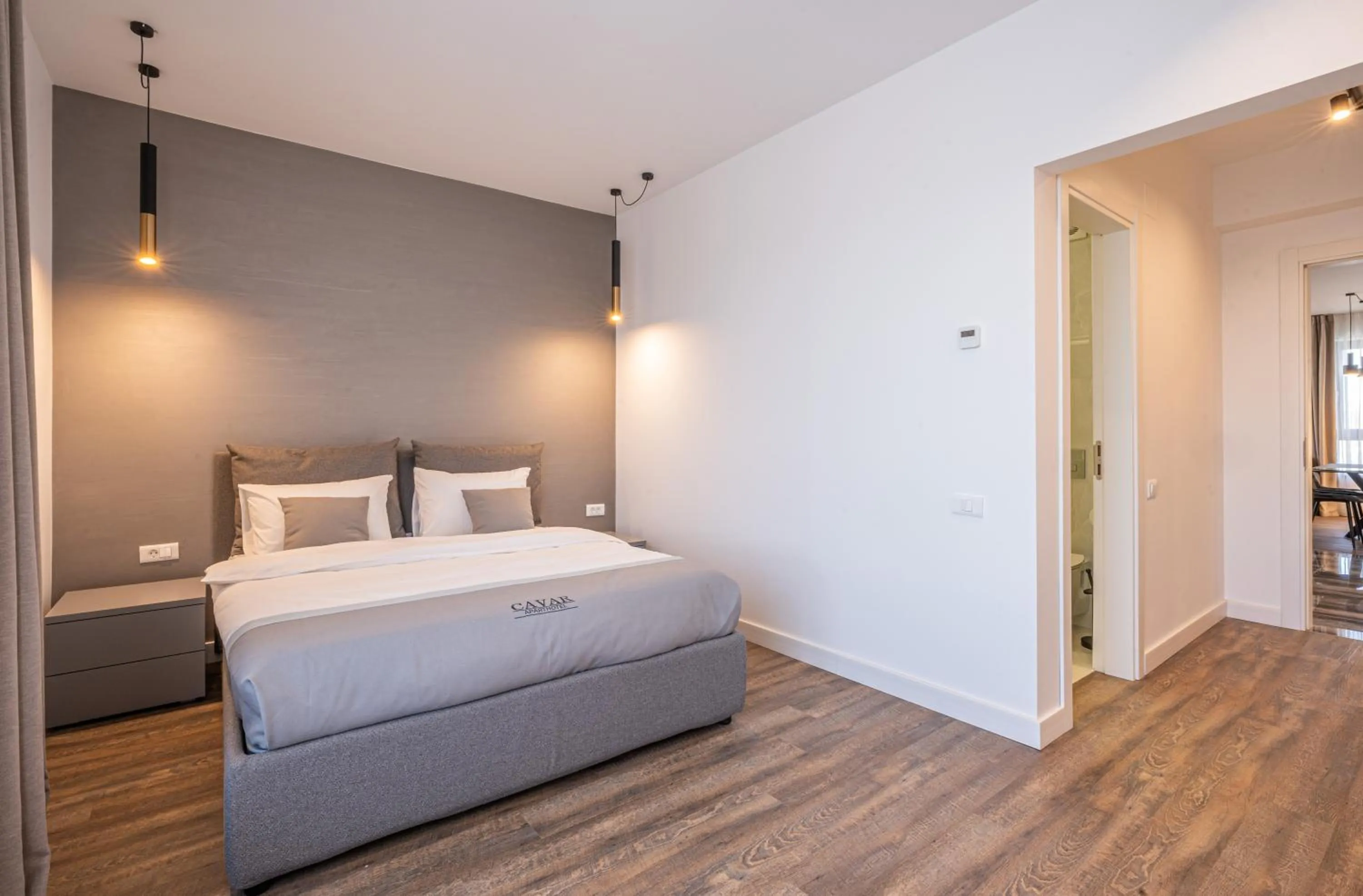 Bed in Cavar Aparthotel