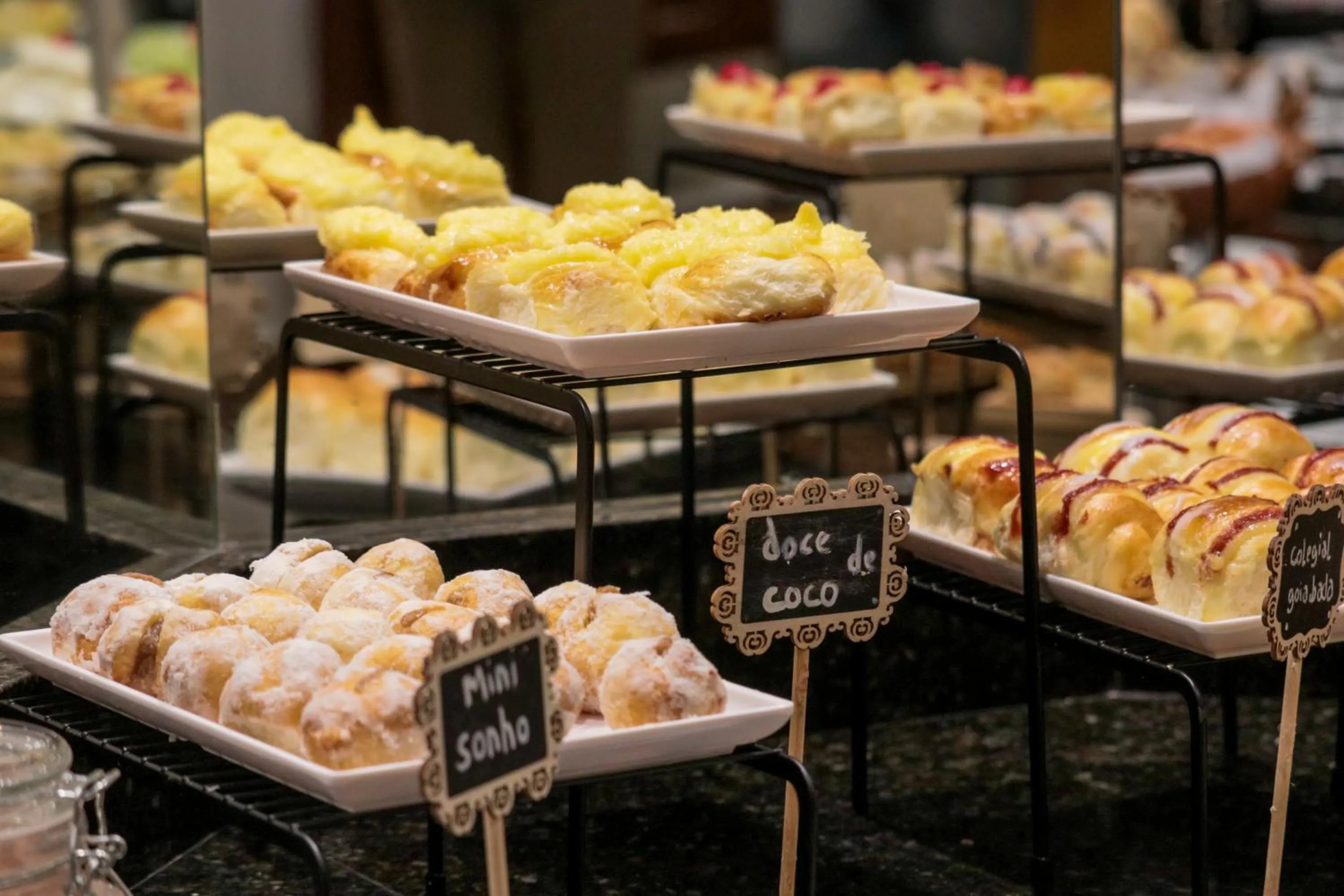 Buffet breakfast in DOM Barra Hotel