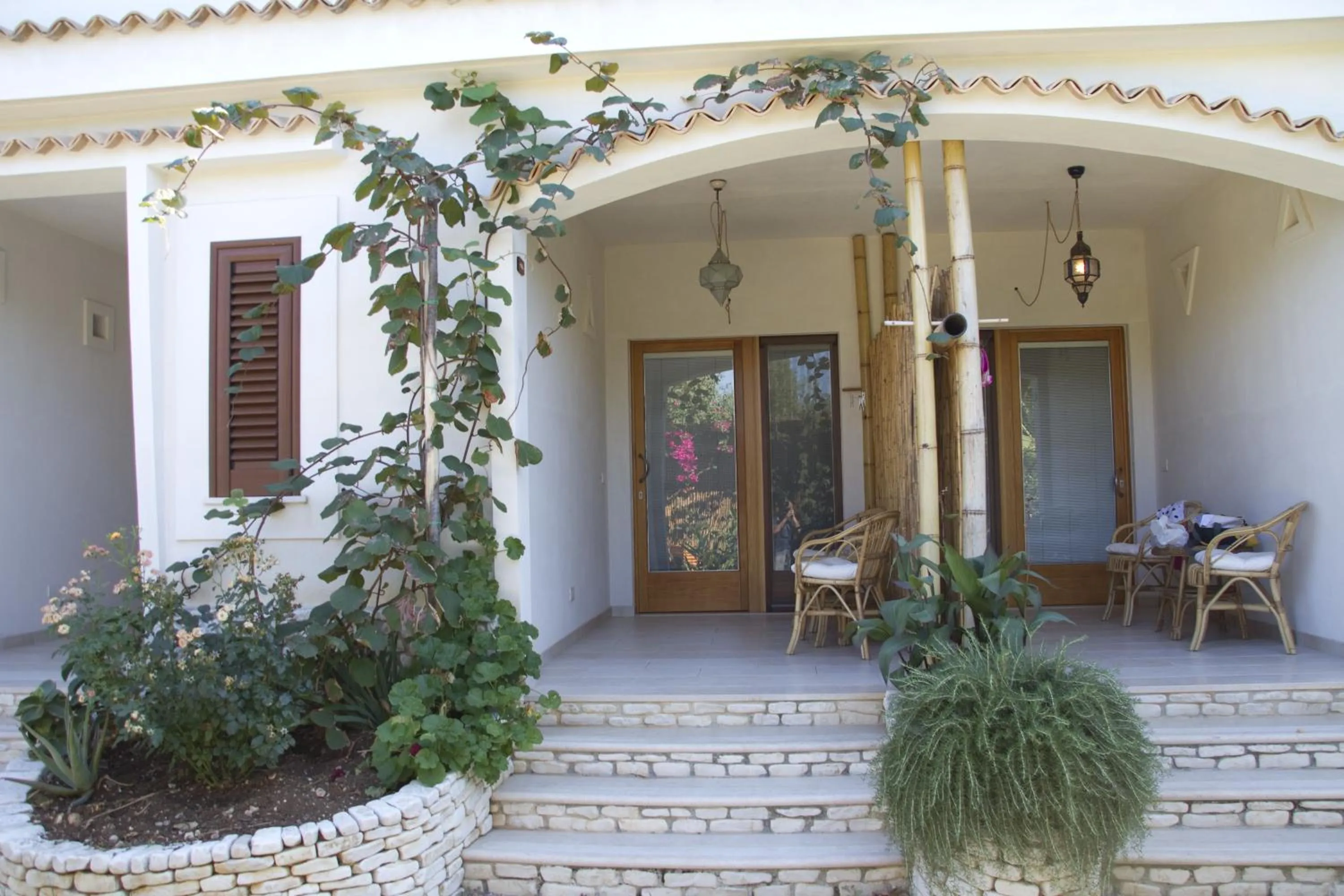Facade/entrance in Oasi Beach Hotel