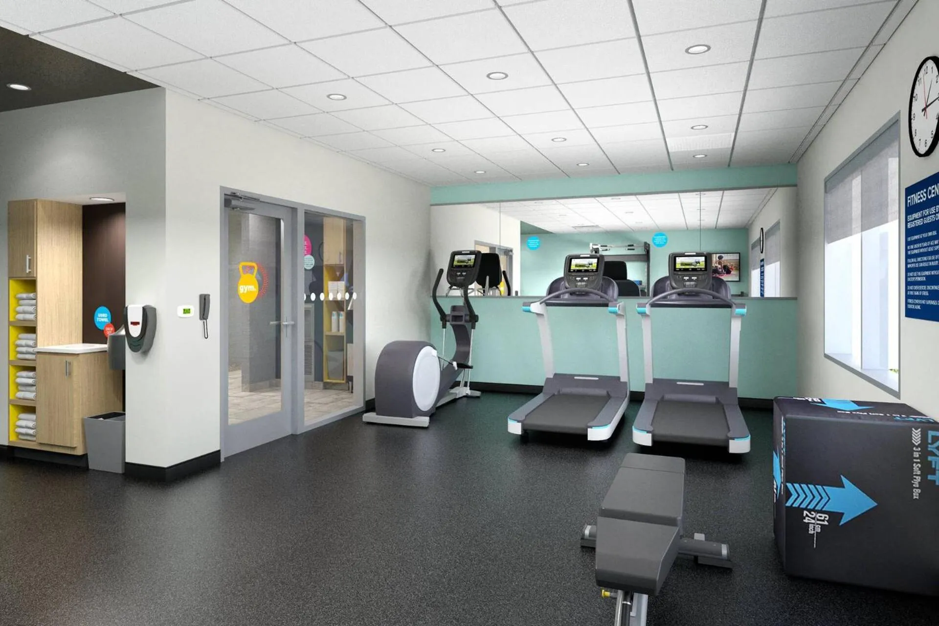 Fitness centre/facilities in Tru By Hilton Madison East