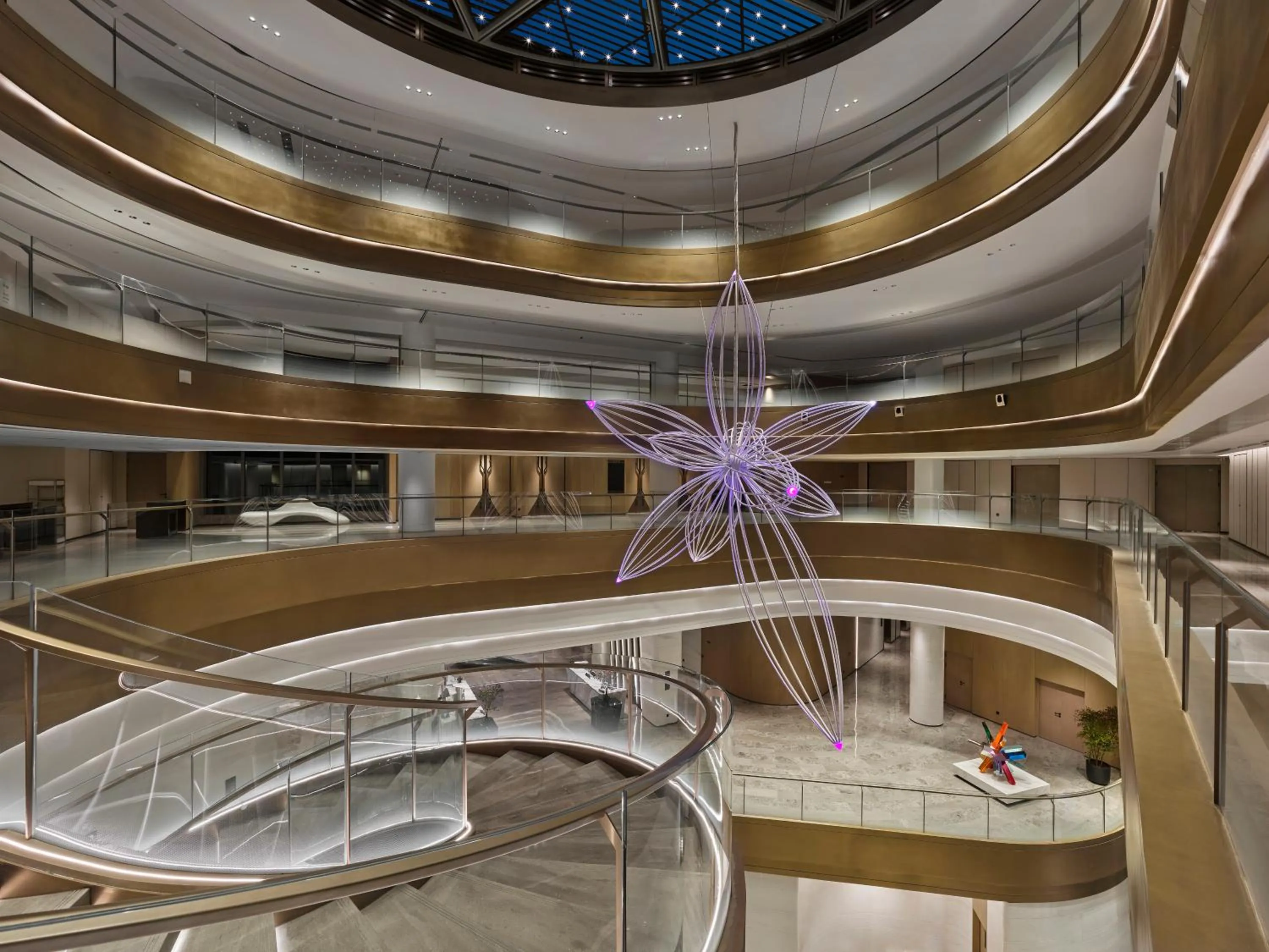 Lobby or reception in Hilton Shanghai Hongqiao International Airport