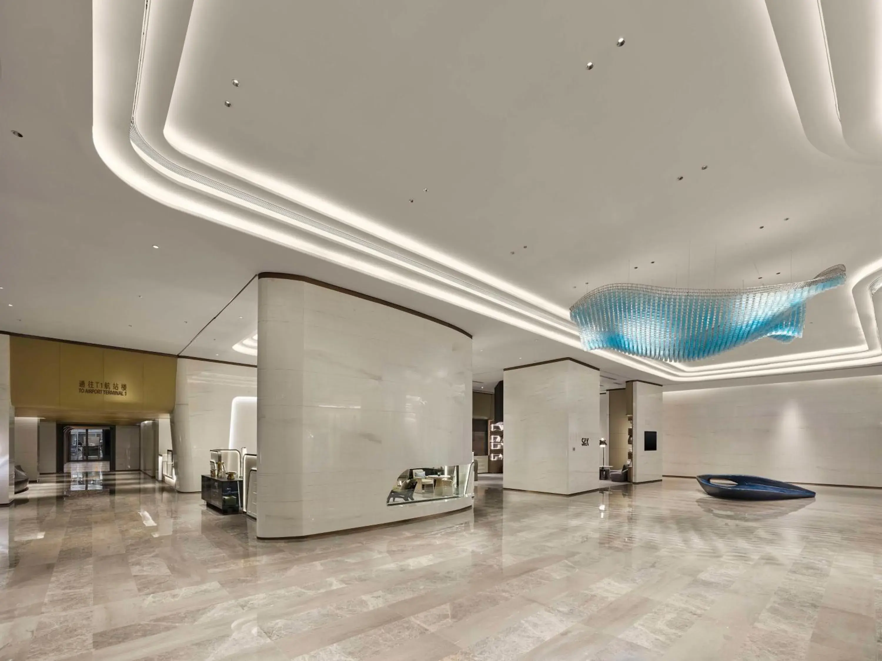 Lobby or reception in Hilton Shanghai Hongqiao International Airport Lobby or reception in Hilton Shanghai Hongqiao International Airport