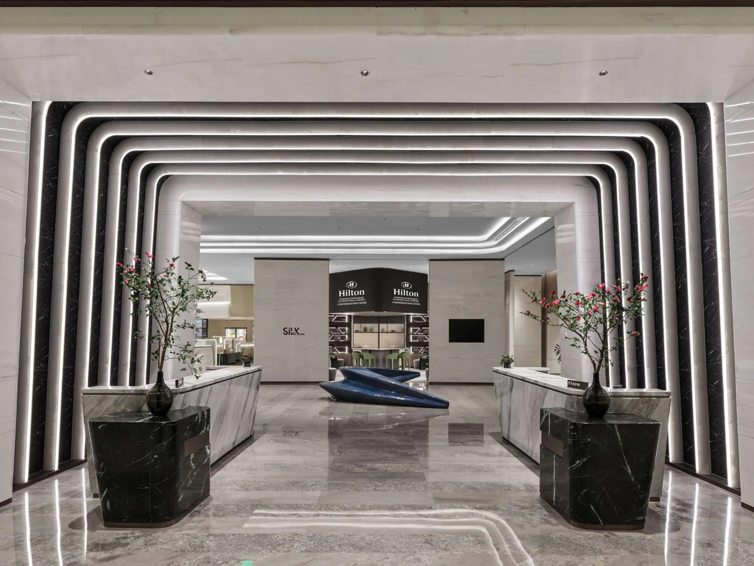Lobby or reception in Hilton Shanghai Hongqiao International Airport Lobby or reception in Hilton Shanghai Hongqiao International Airport