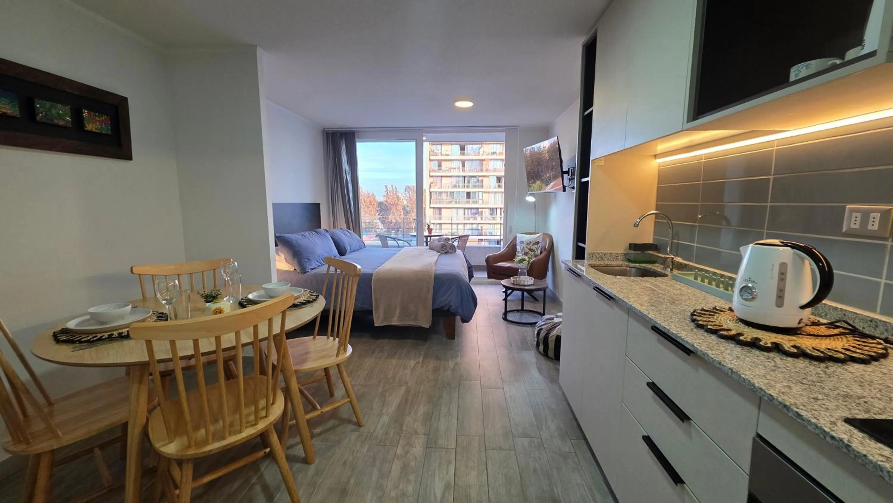 Kitchen or kitchenette in Oceana Suites Movistar Arena I Eco España