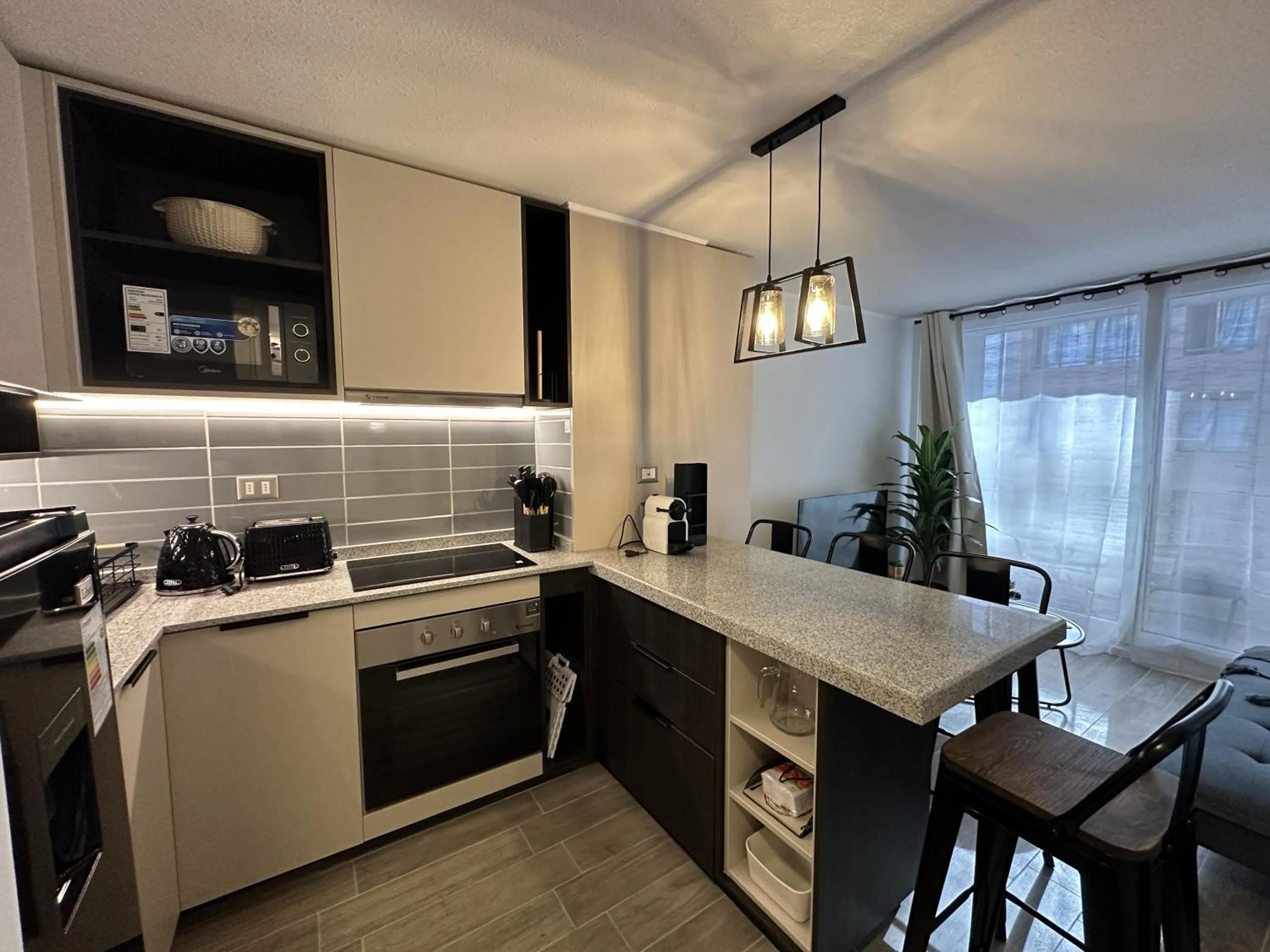 kitchen in Oceana Suites Movistar Arena I Eco España