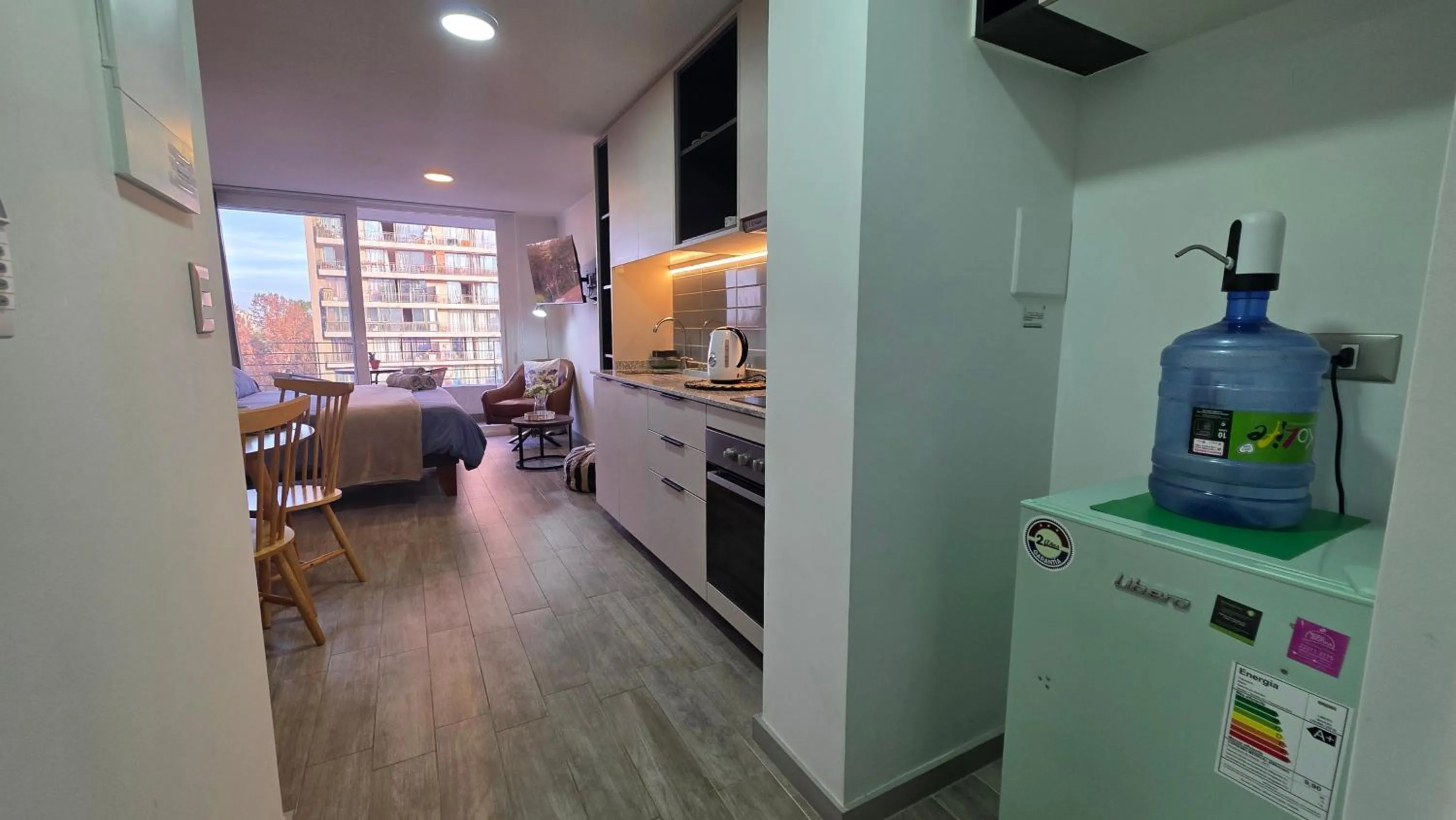 Kitchen or kitchenette in Oceana Suites Movistar Arena I Eco España
