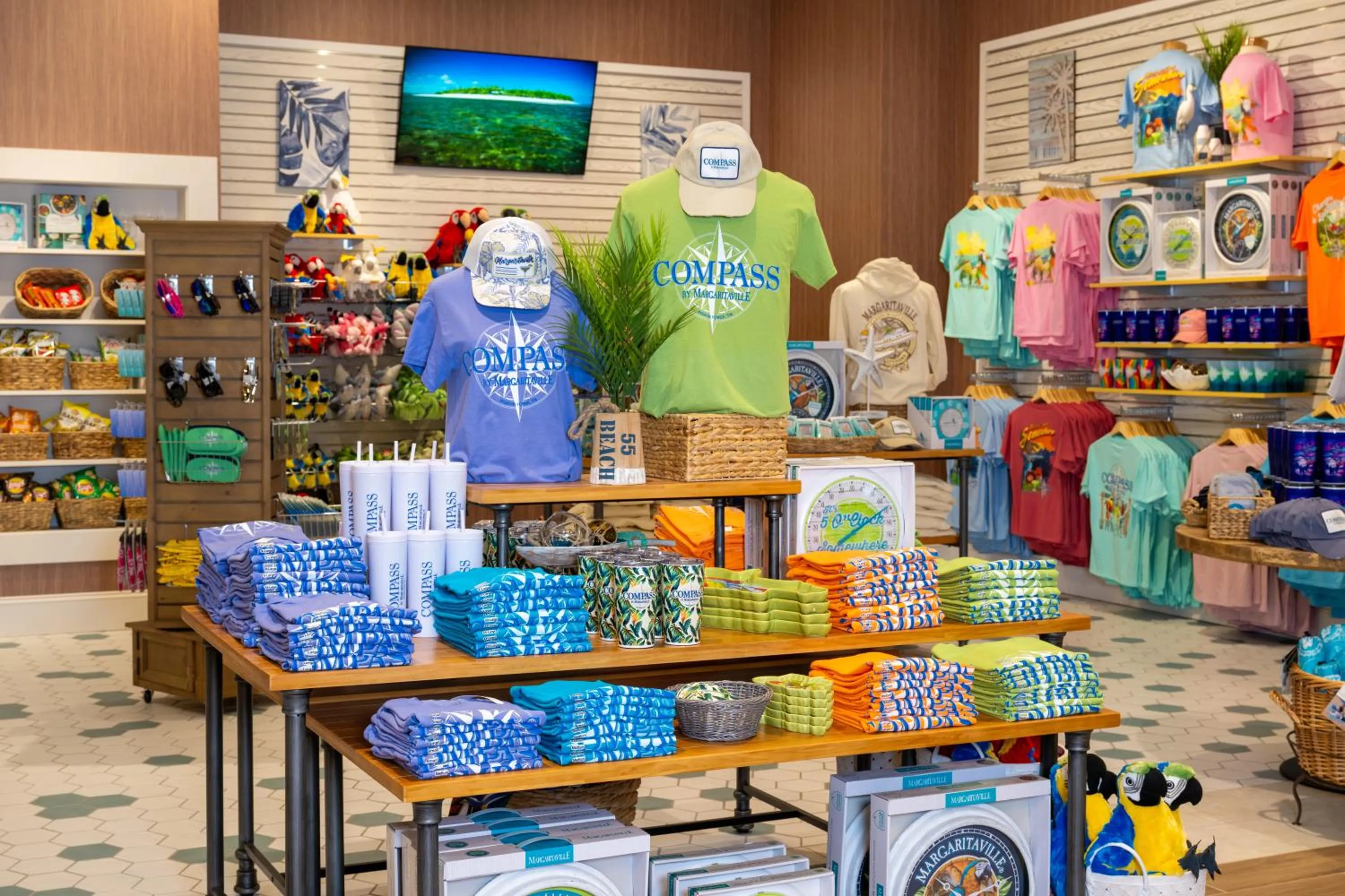 On-site shops in Compass by Margaritaville Hotel Pigeon Forge