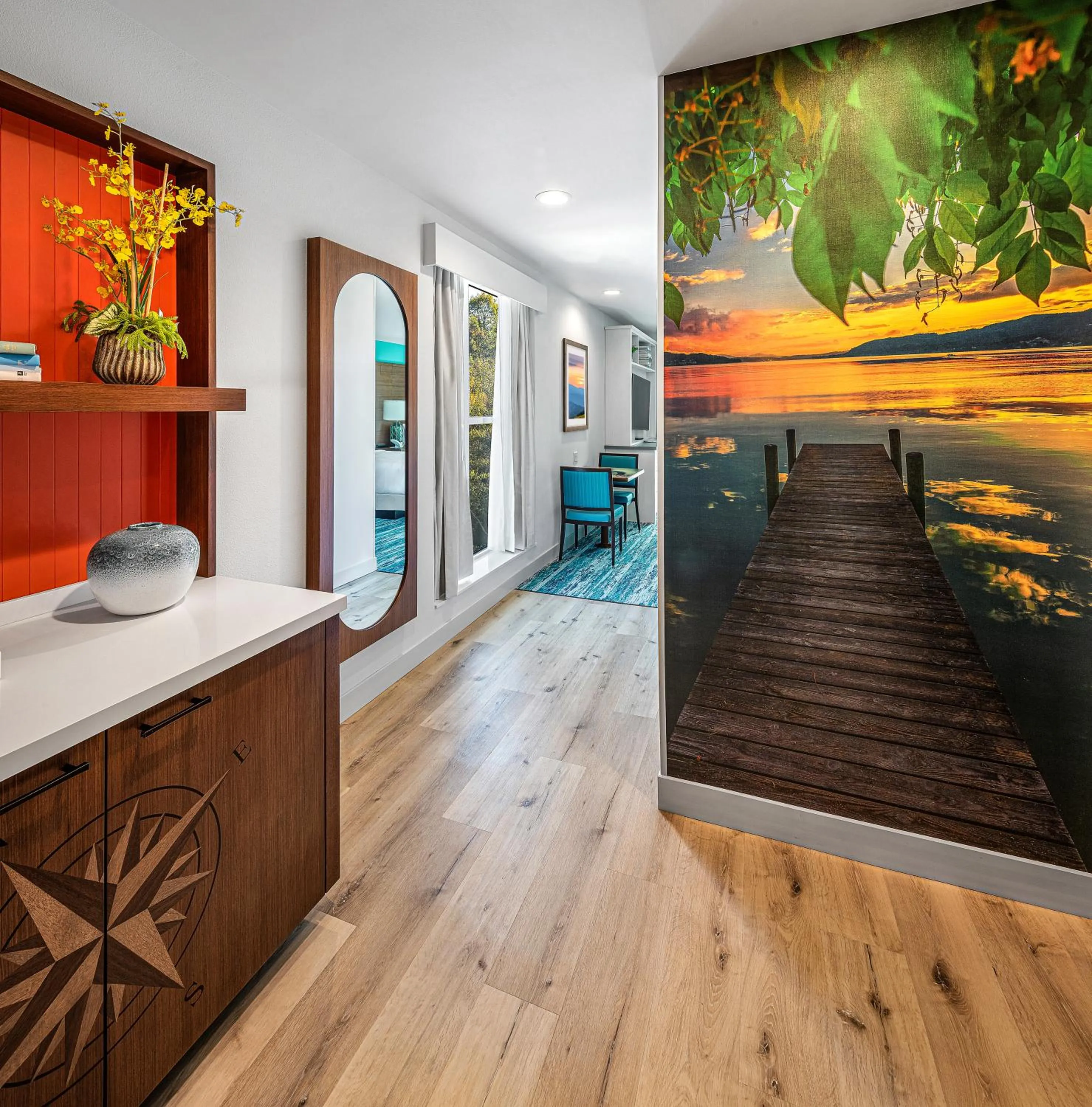 Bedroom in Compass by Margaritaville Hotel Pigeon Forge