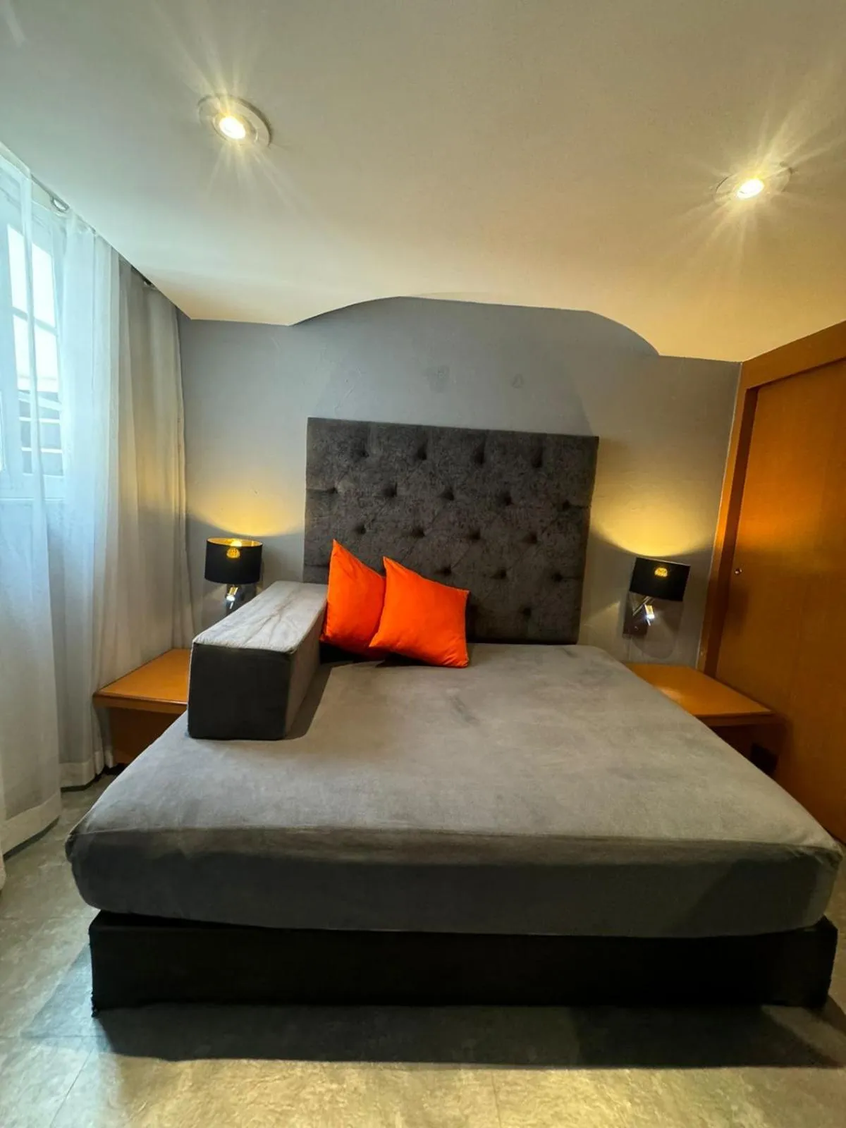 Bed in Hotel Mexicali