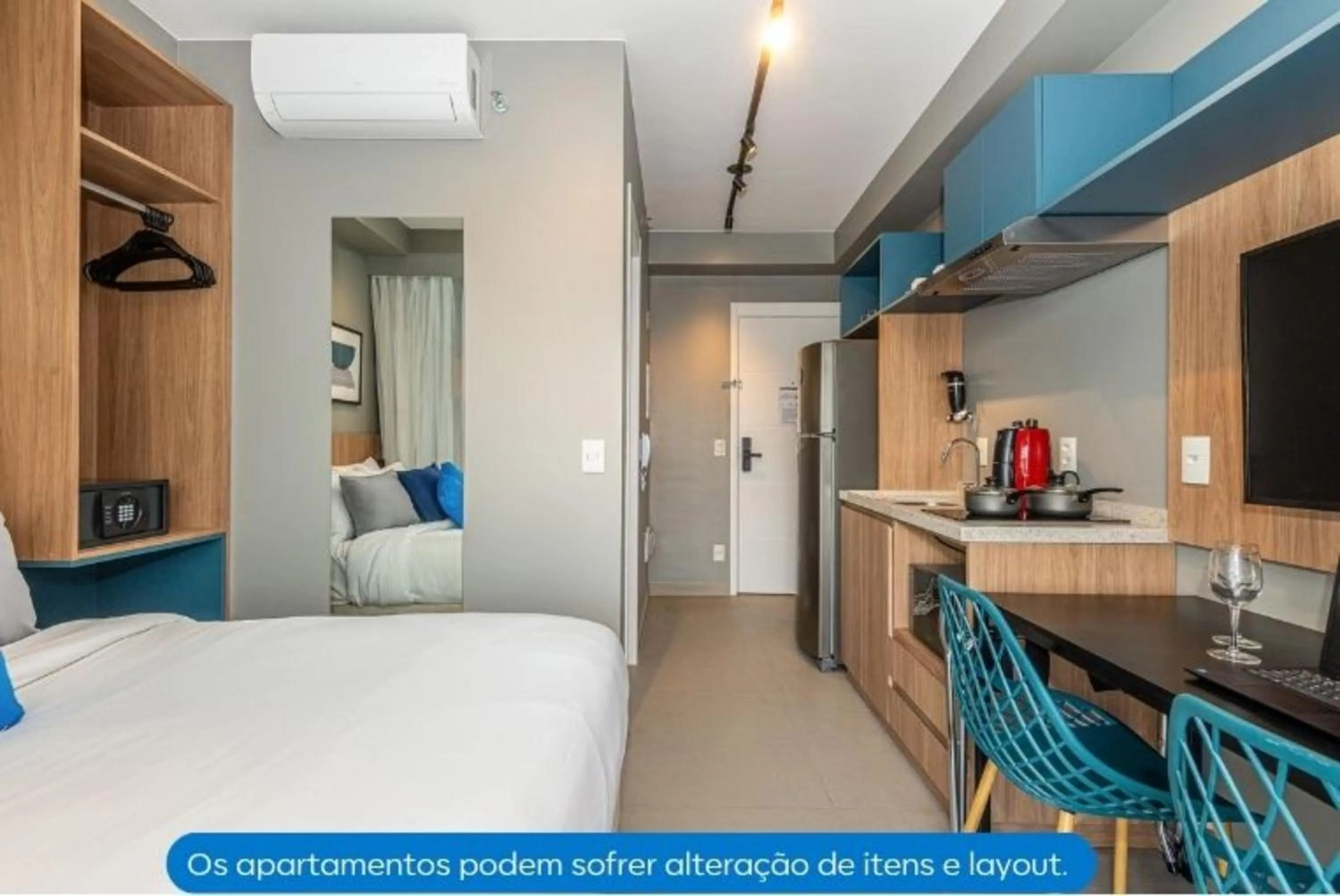 Bed in Roomo Transamerica SP Alto do Ipiranga