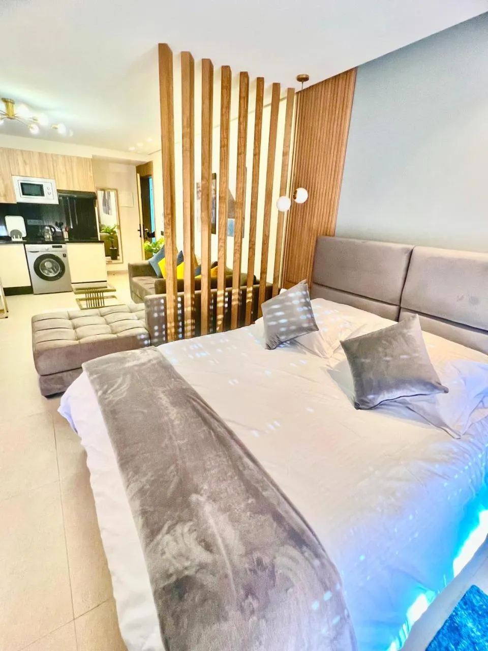 Bed in Studio 08 Maarif - High Speed Wi-Fi