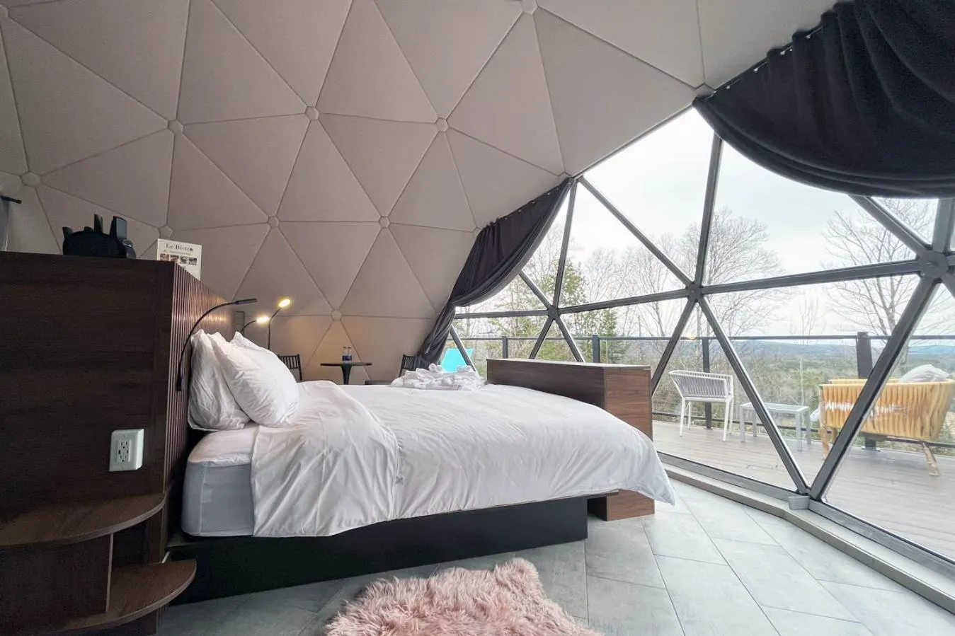 Bed in Bel Air Tremblant Hotel & Residences