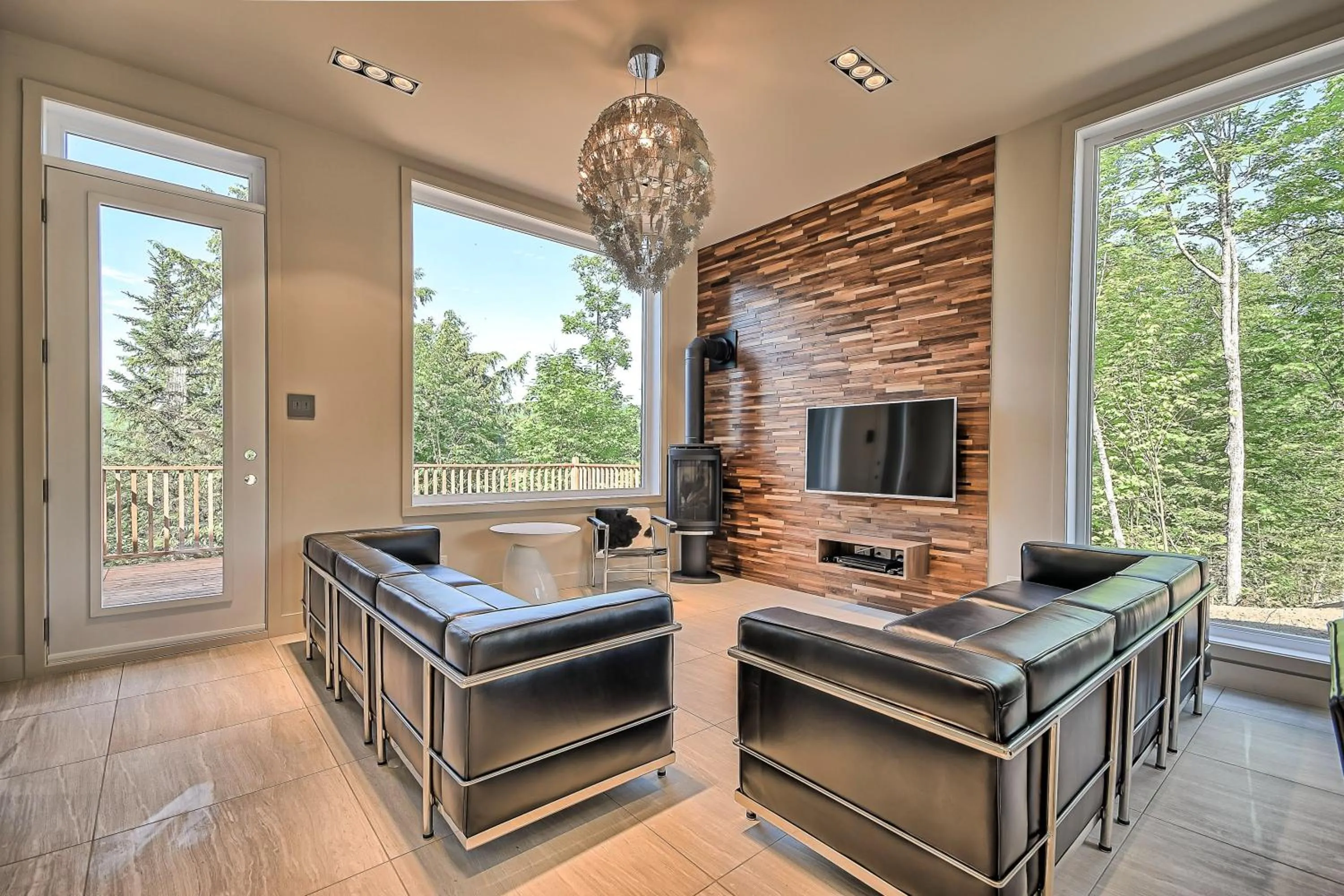 Living room in Bel Air Tremblant Hotel & Residences