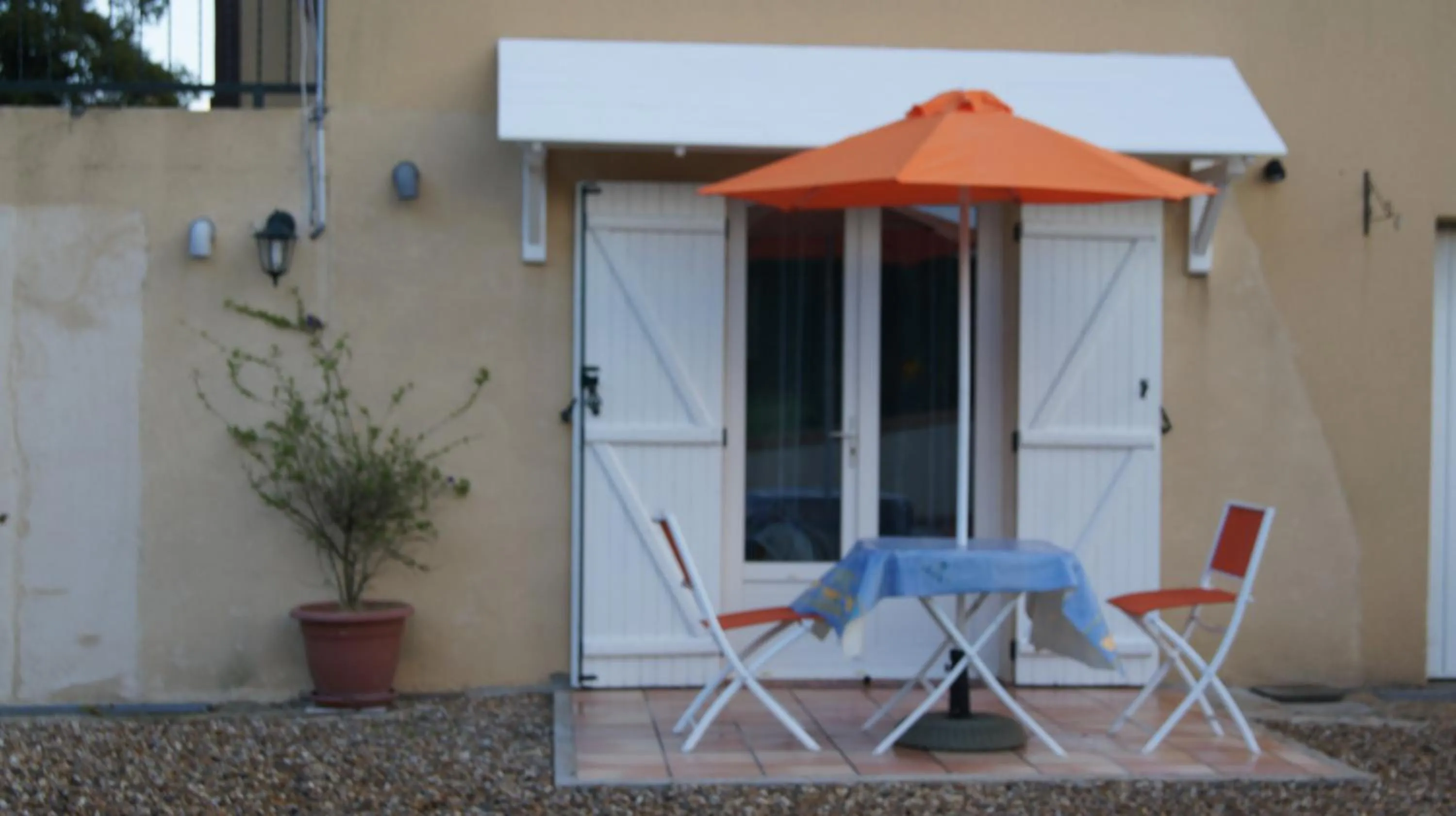 Balcony/Terrace in Chambres d'Hôtes de Boudeville