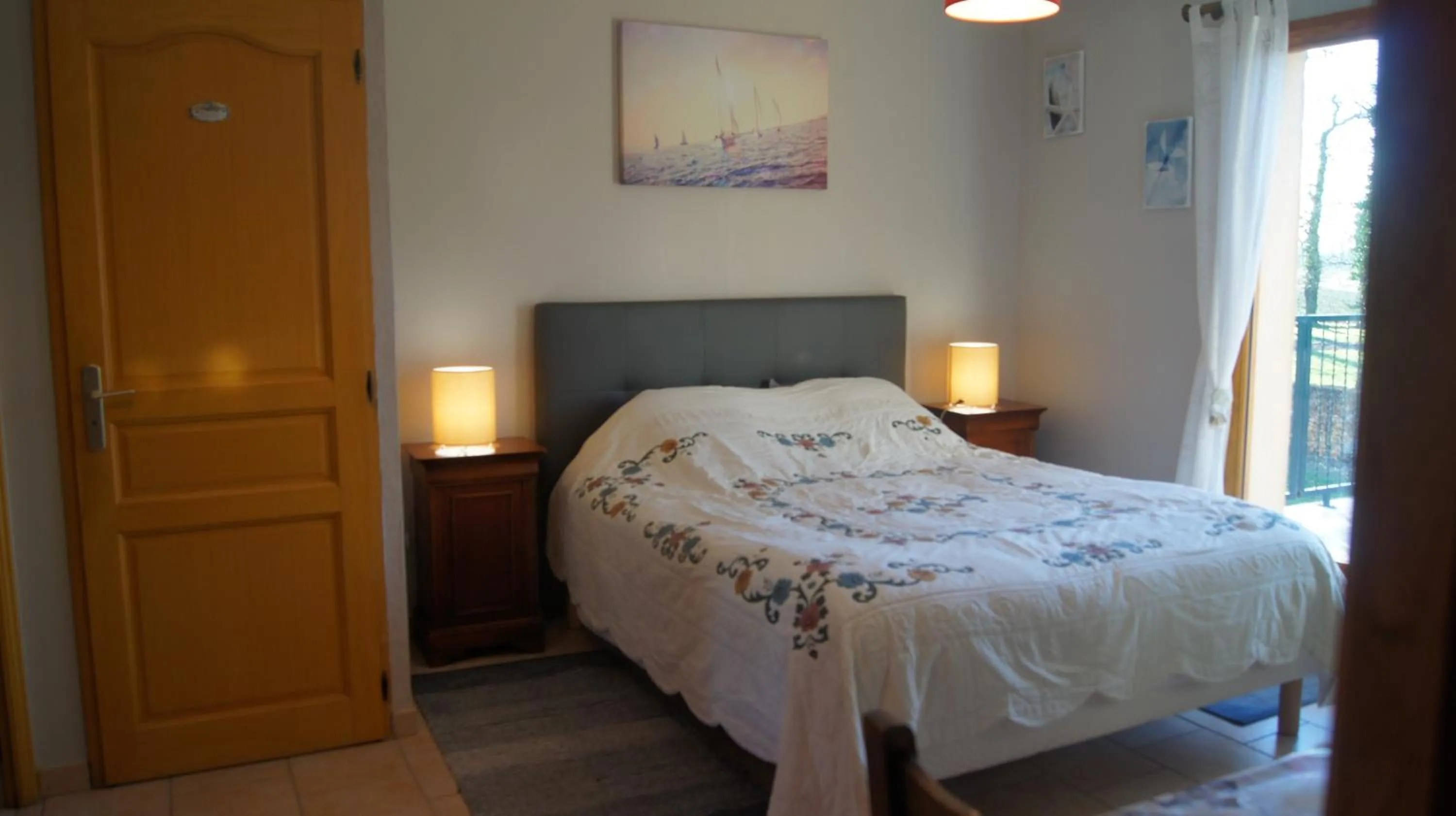 Bed in Chambres d'Hôtes de Boudeville