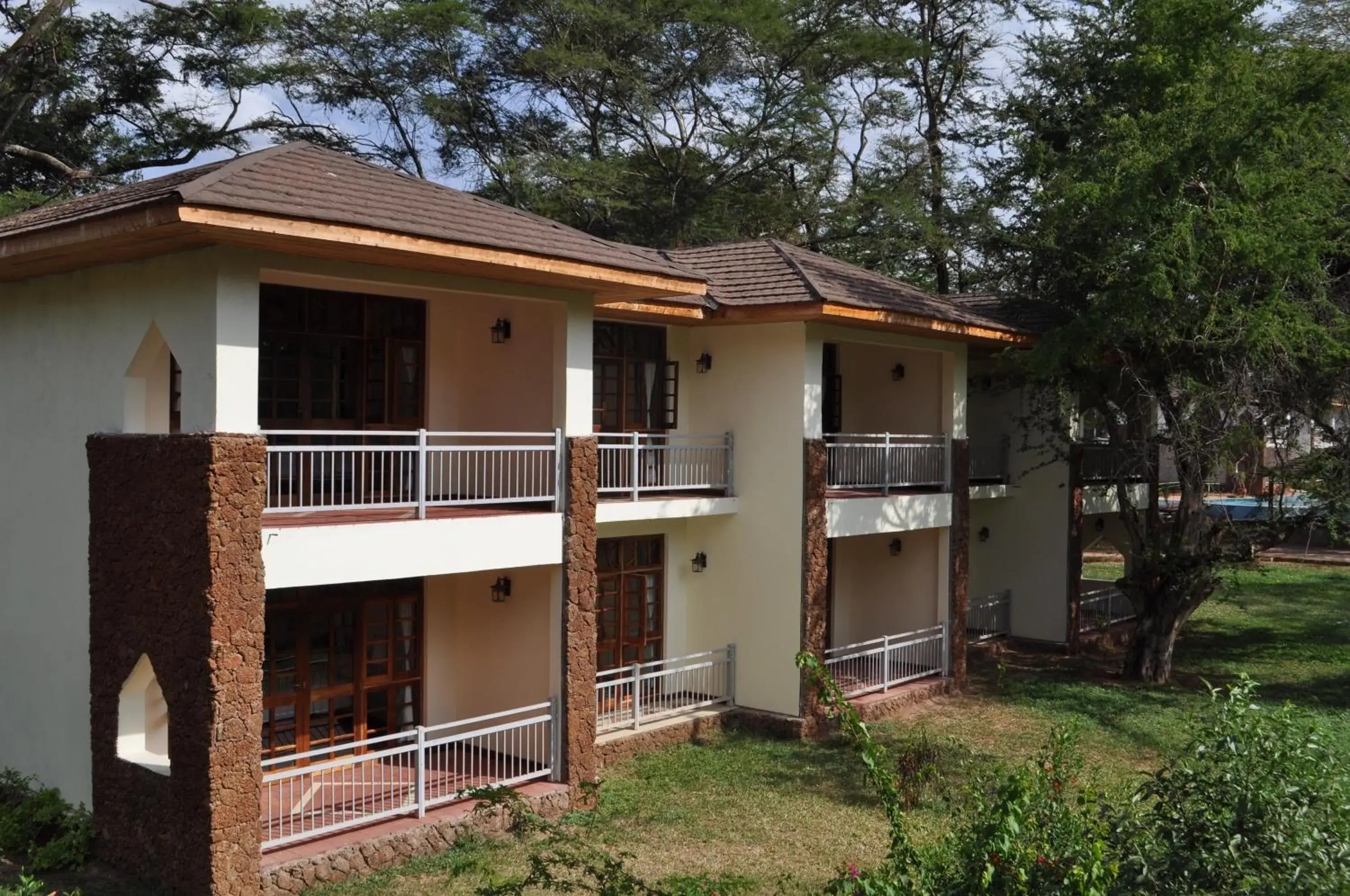 Facade/entrance in Hunters Lodge Facade/entrance in Hunters Lodge