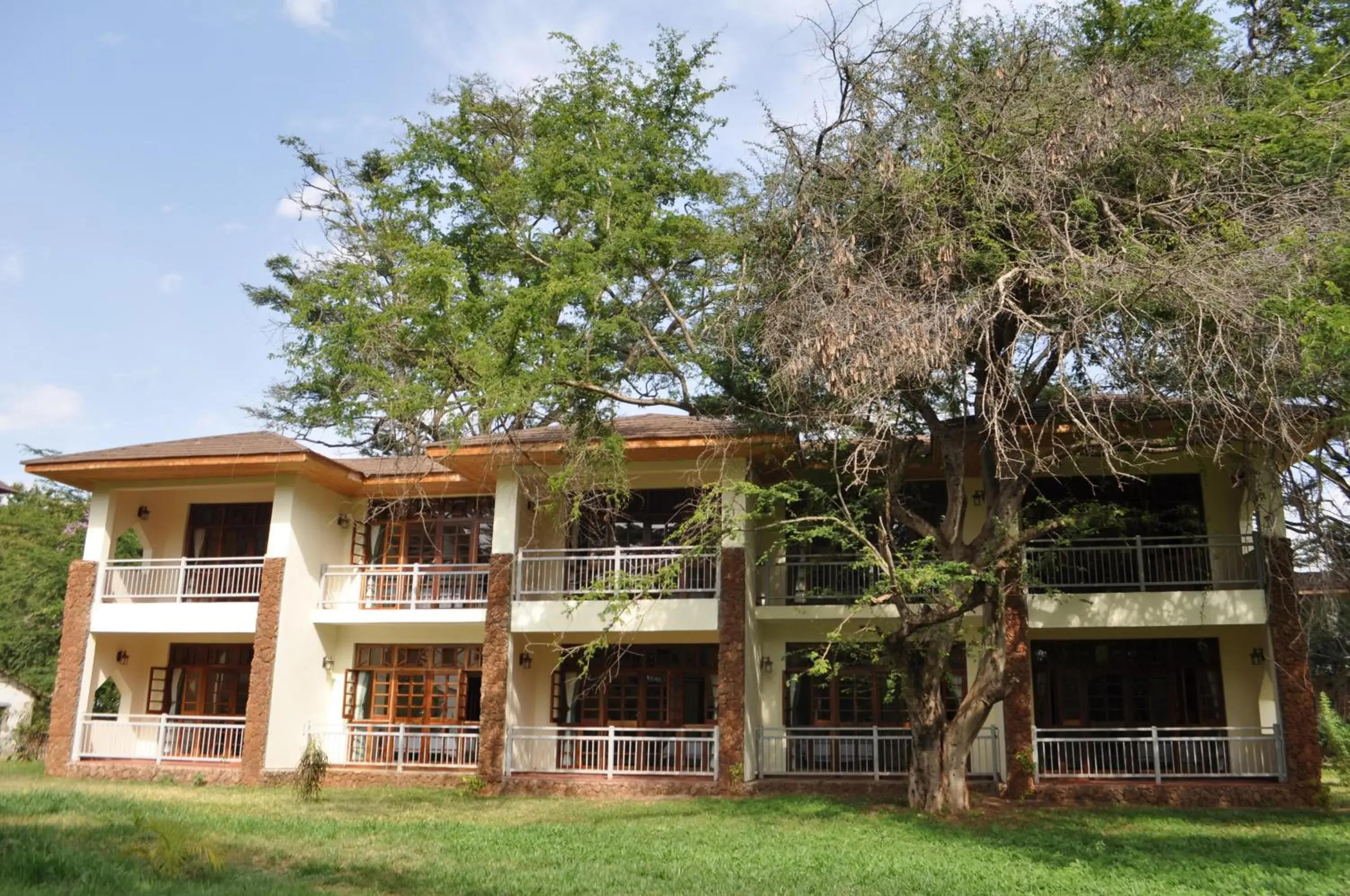 Facade/entrance in Hunters Lodge Facade/entrance in Hunters Lodge