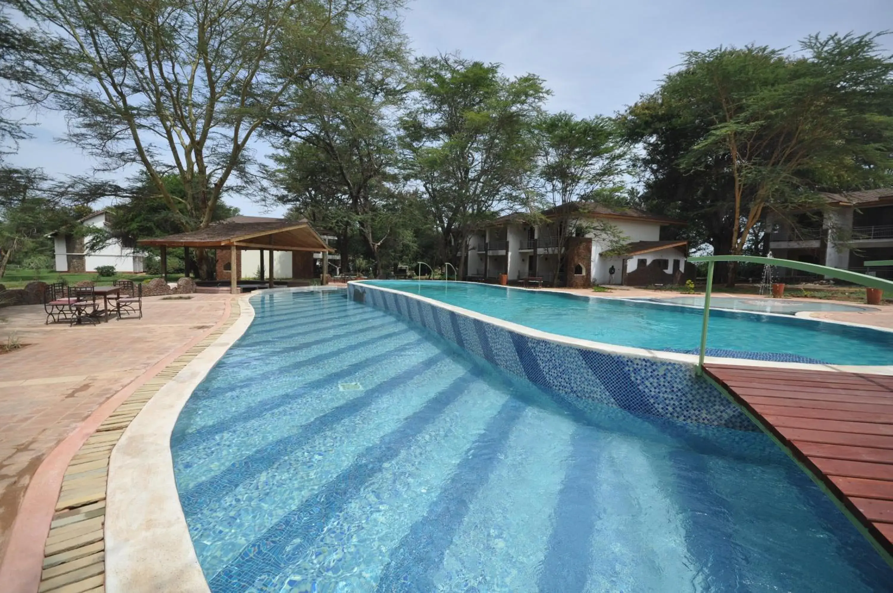 Swimming pool in Hunters Lodge Swimming pool in Hunters Lodge