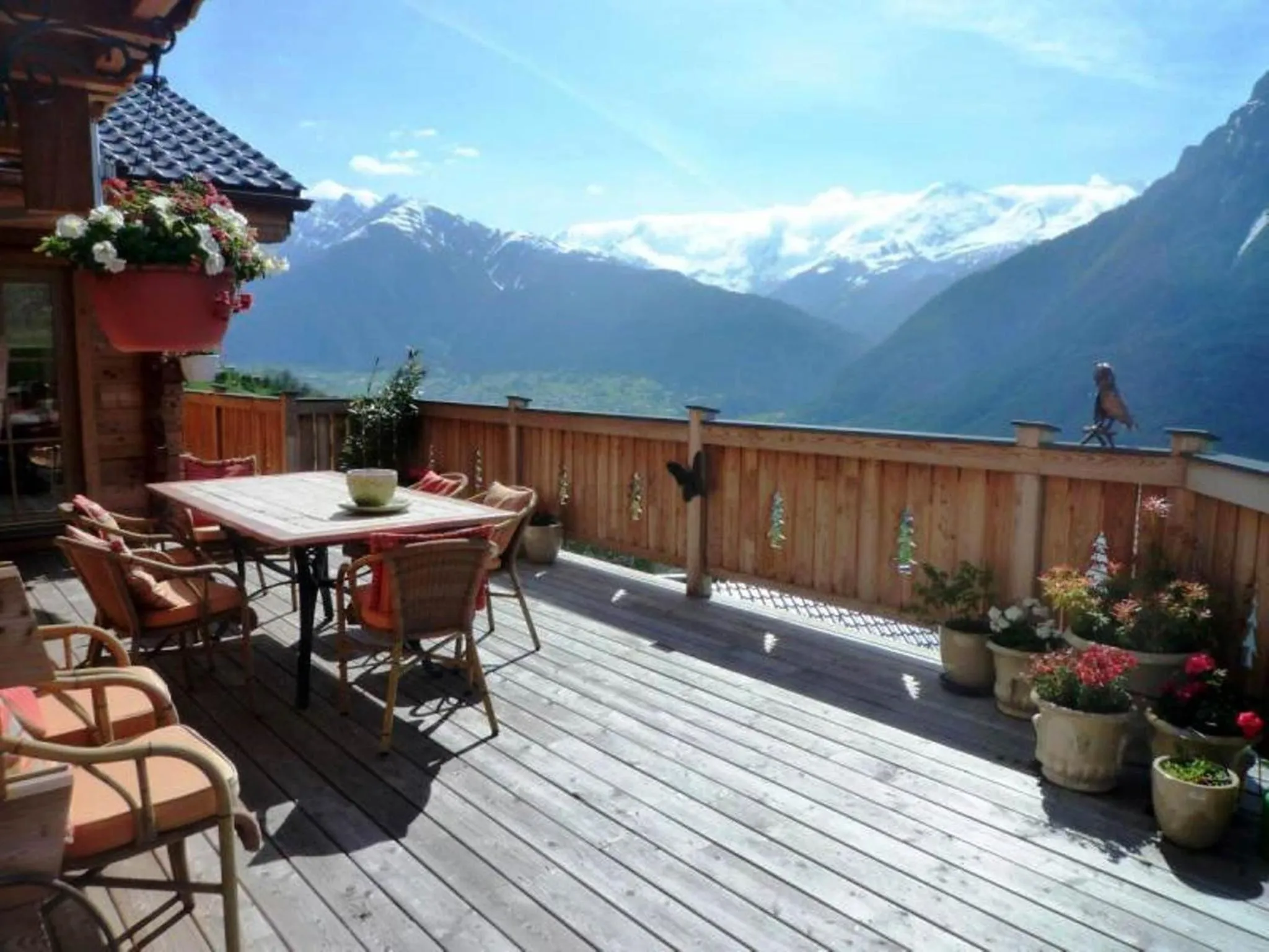 Balcony/Terrace in Chalet Mund