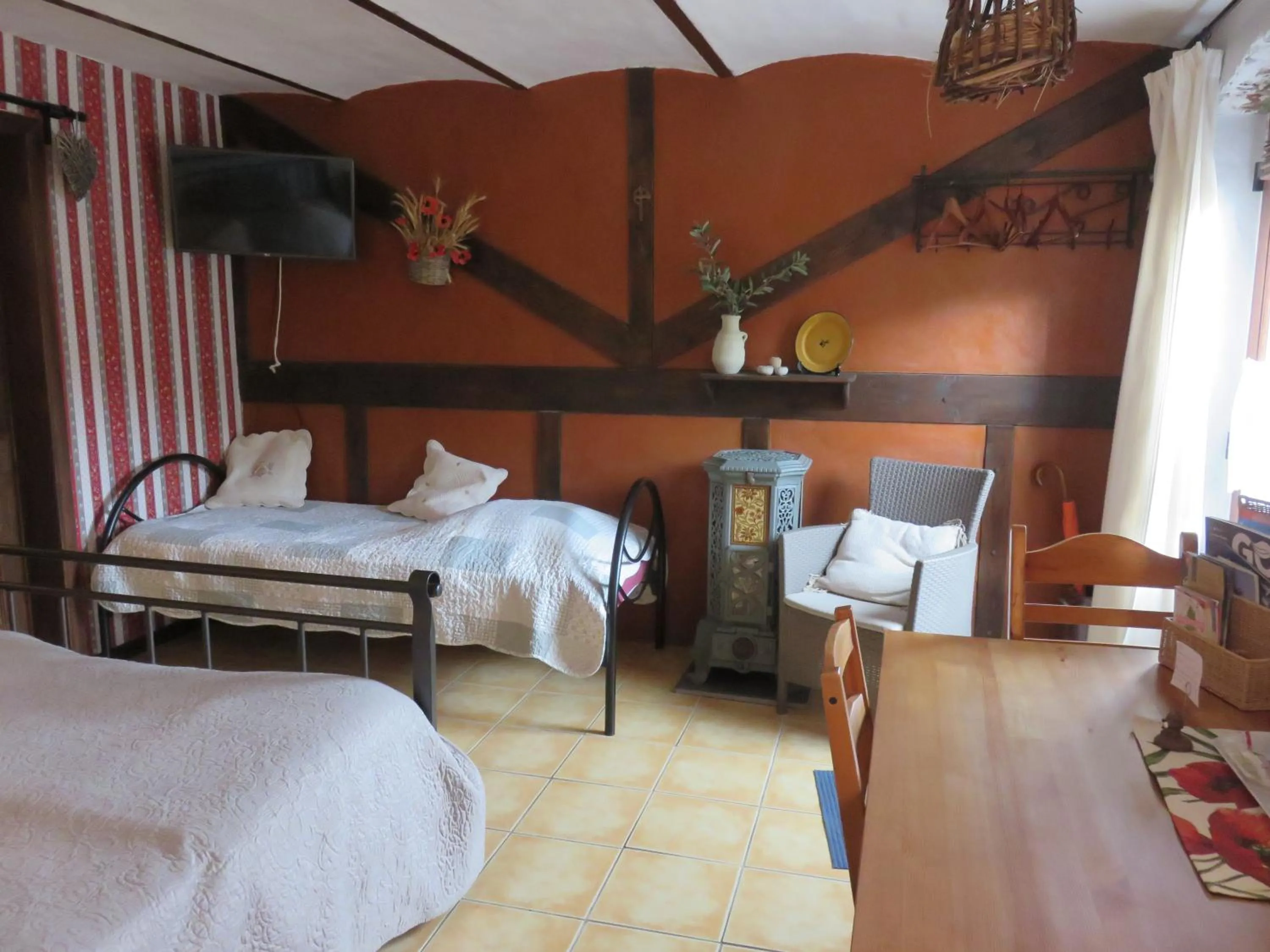 Bedroom, Bed in B&B Ferme du Petit Breuil